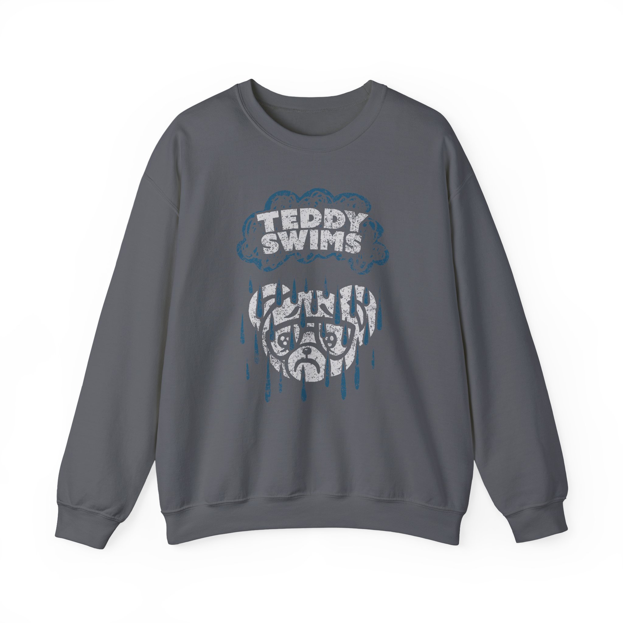Teddy Swims Rainy Day Teddy Unisex Heavy Blend Crewneck Sweatshirt