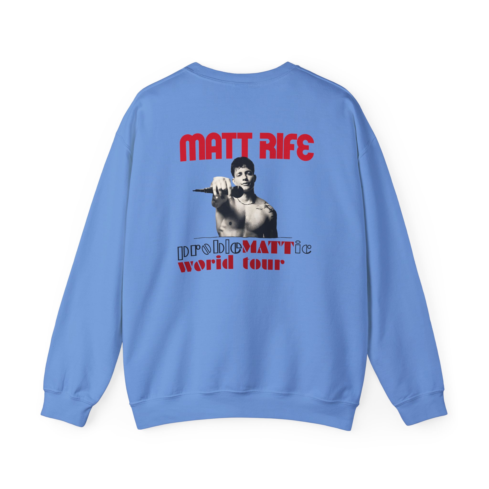 Matt Rife Problemattic Tour Pic Unisex Heavy Blendâ„¢ Crewneck Sweatshirt