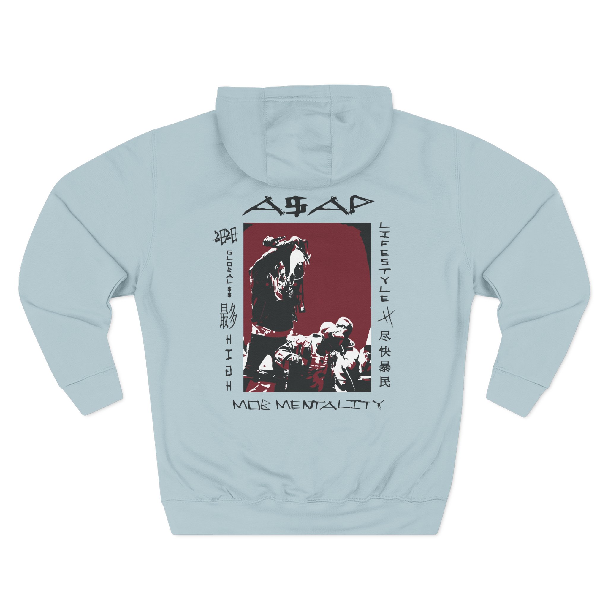 Asap Mob Mentality Three-Panel Fleece Hoodie