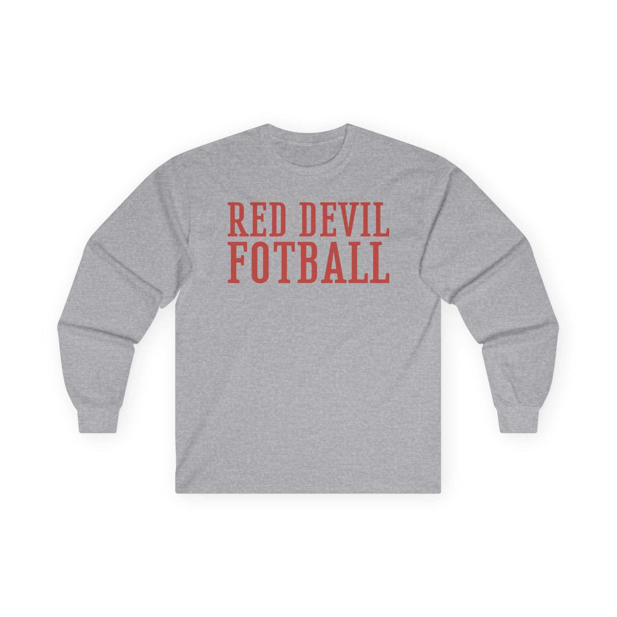 Shaboozey Red Devil Football Unisex Ultra Cotton Long Sleeve Tee