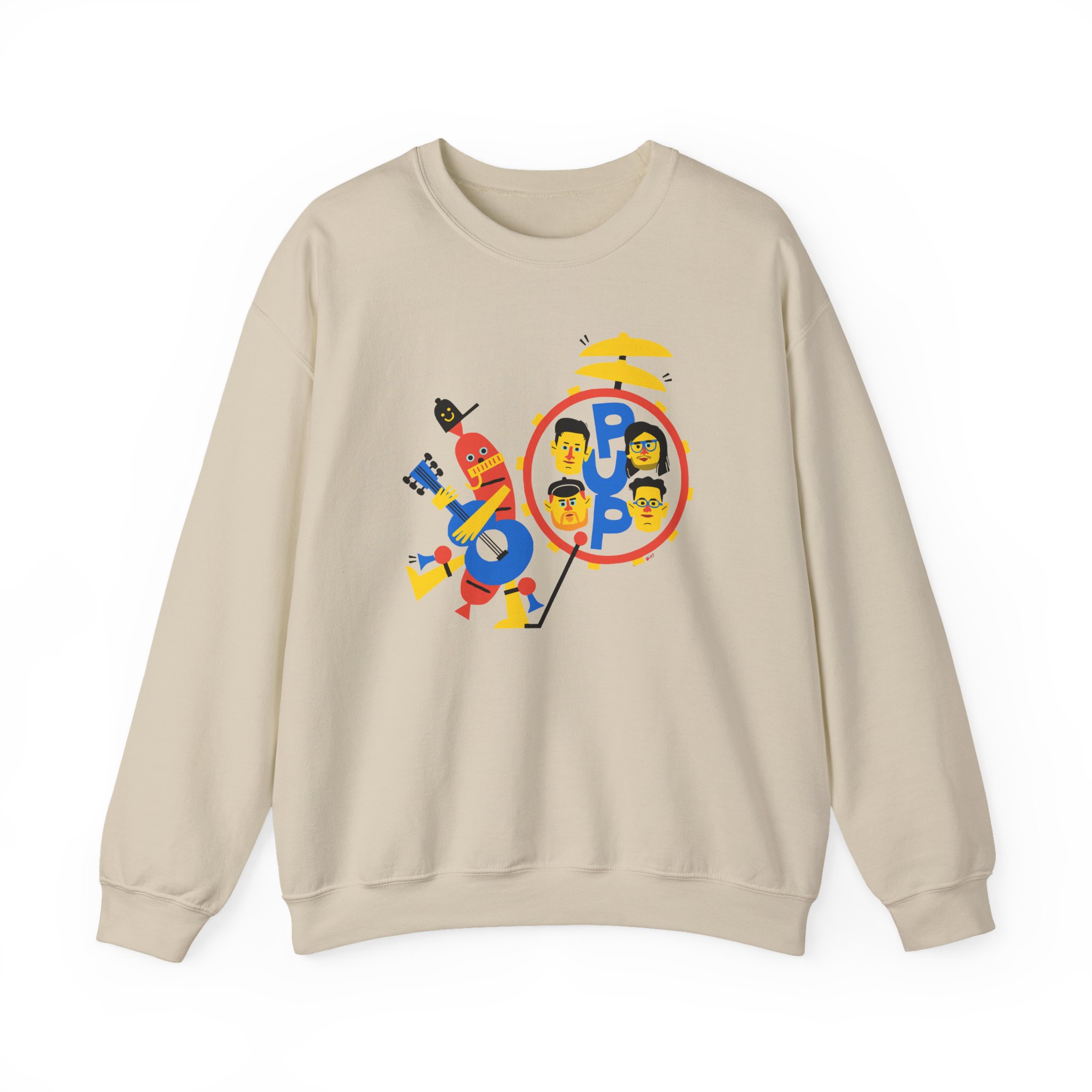 Pup Band of Wiener Unisex Heavy Blendâ„¢ Crewneck Sweatshirt