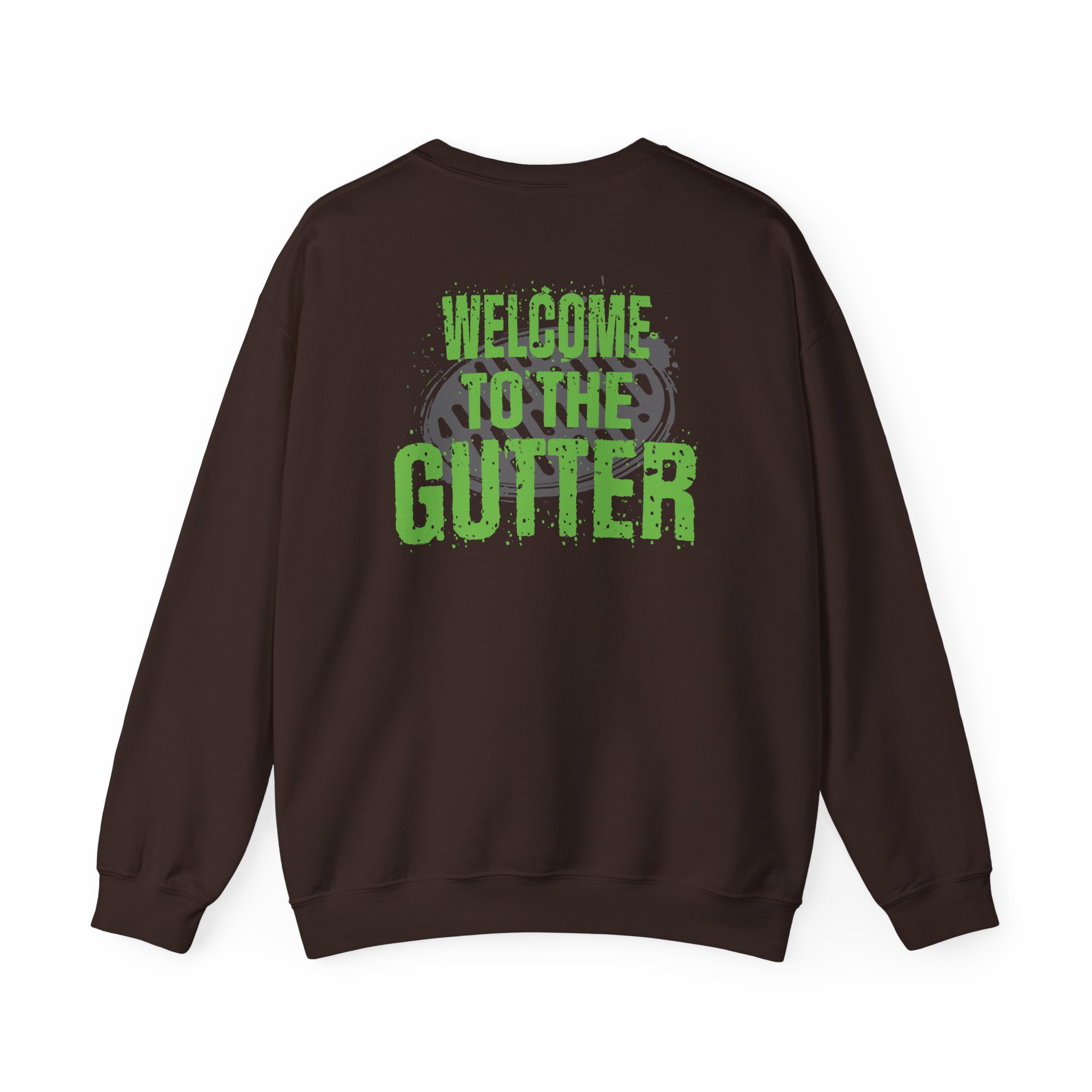 Overkill Welcome to the Gutter Raglan Unisex Heavy Blendâ„¢ Crewneck Sweatshirt