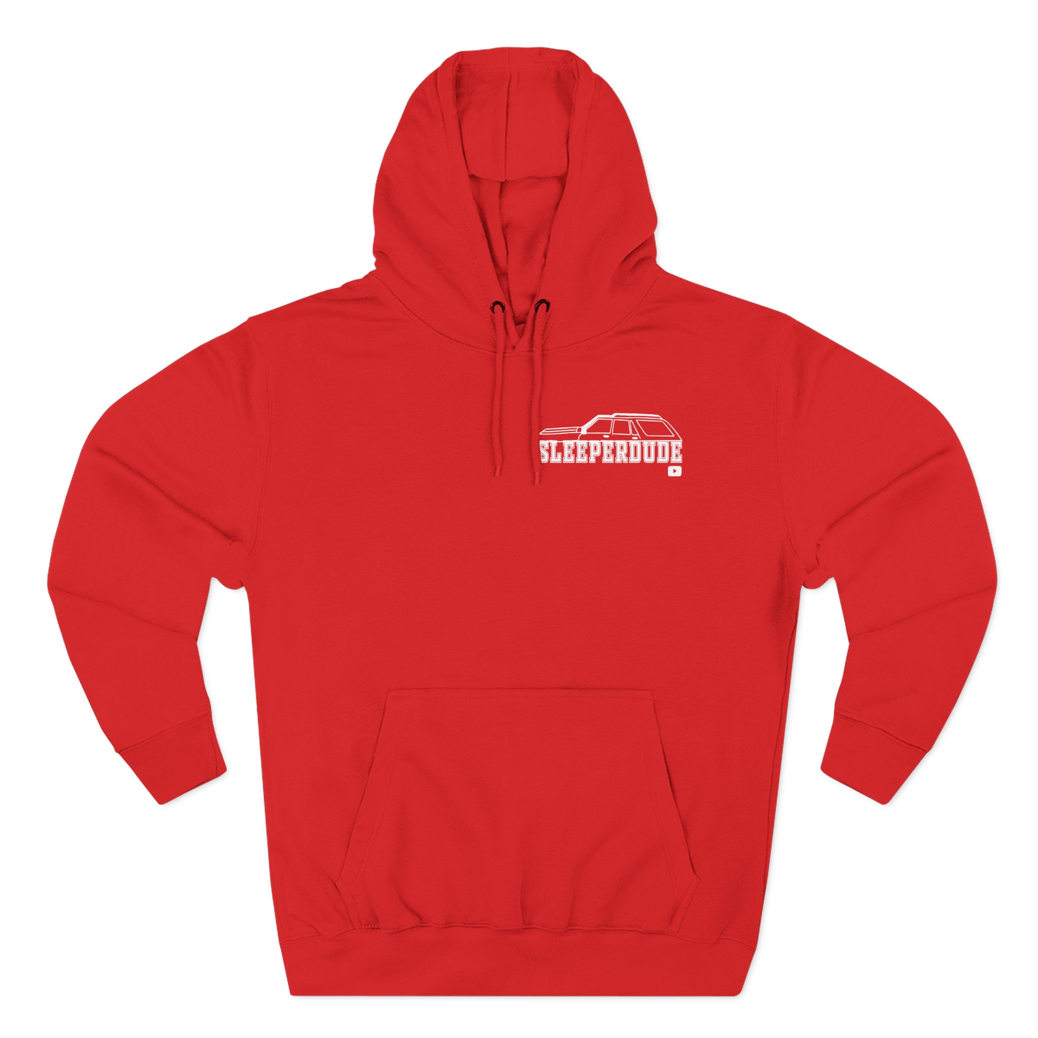 Sleeperdude It'sjust a Little Whiskey Dent on Back Three-Panel Fleece Hoodie