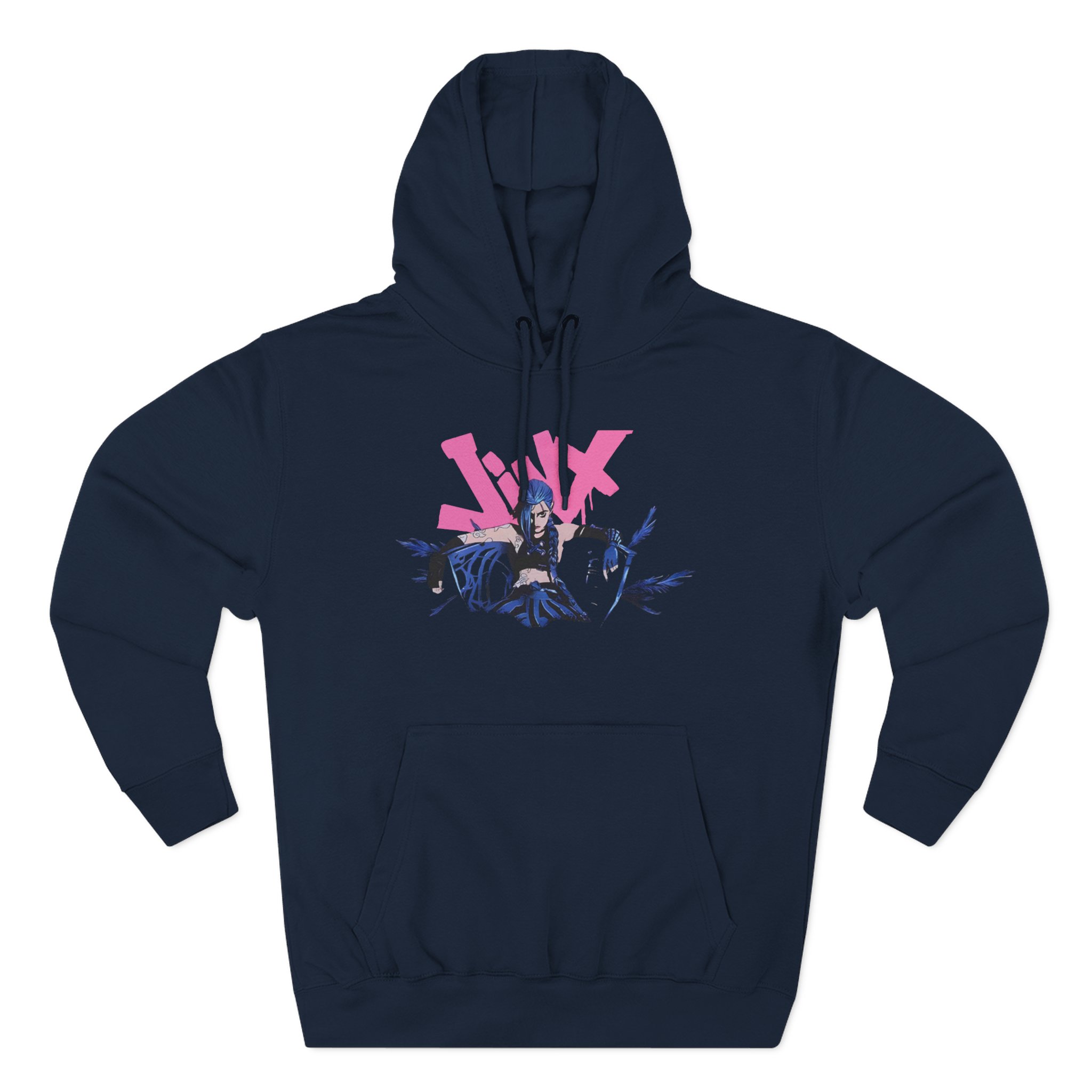 Jinx Arcane Seat Three-Panel Fleece Hoodie
