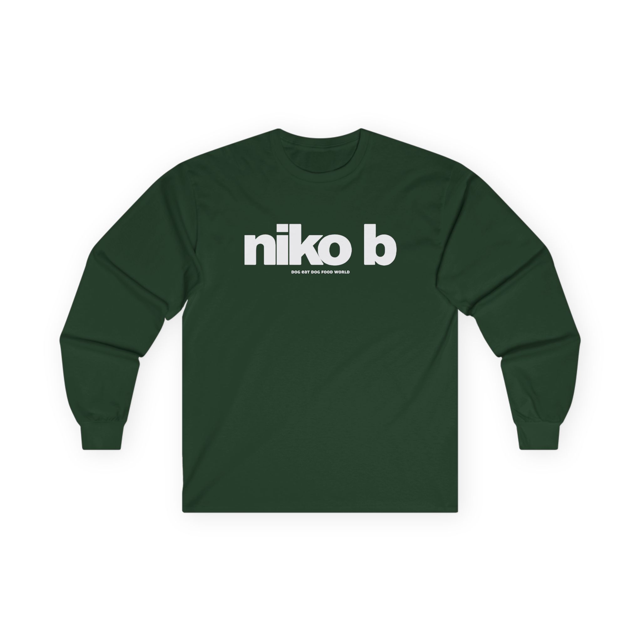 Niko B Dog Eat Dog Food World Unisex Ultra Cotton Long Sleeve Tee