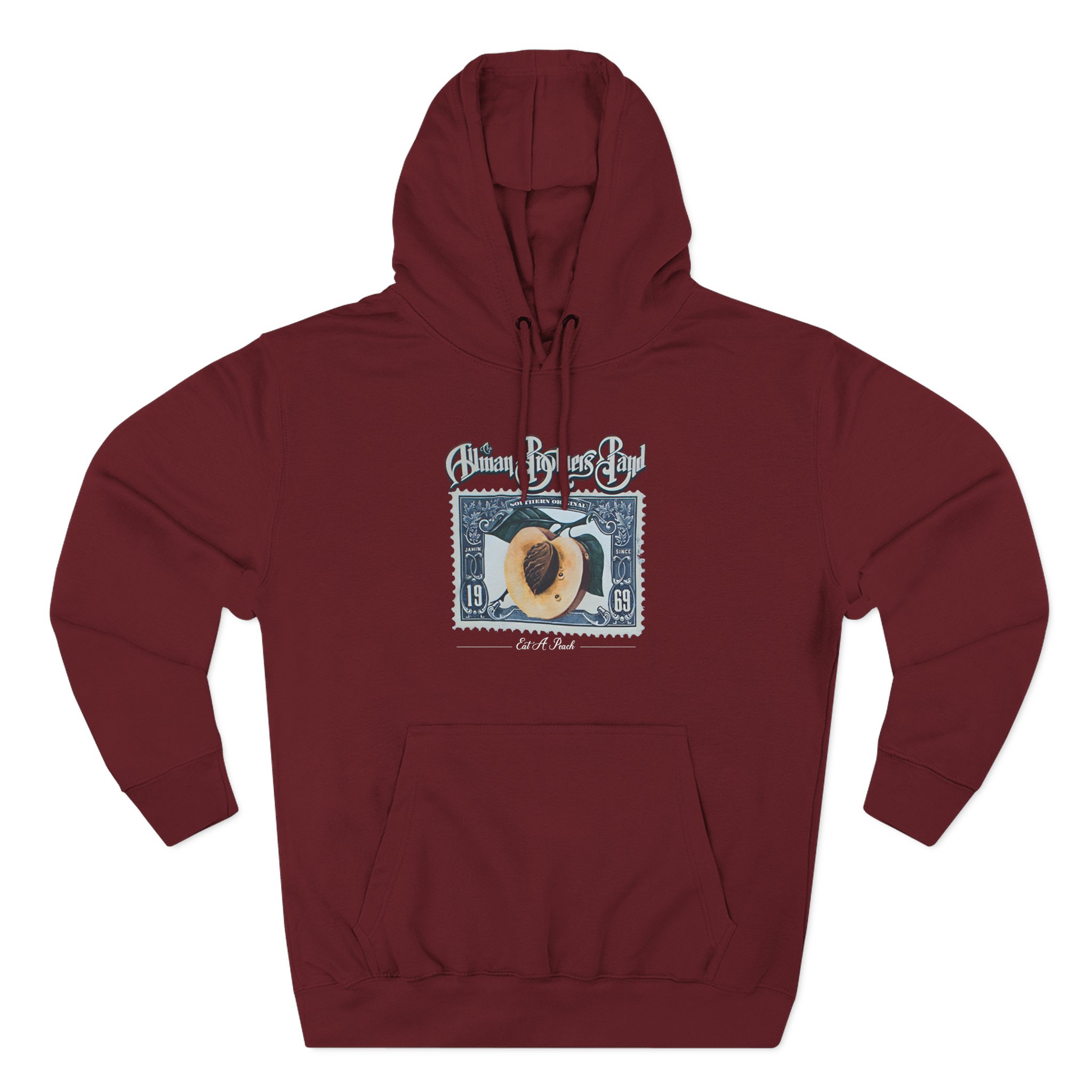 The Allman Brothers Peach Stamp Three-Panel Fleece Hoodie