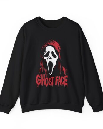 Ghostface Drippy Mask Unisex Heavy Blend™ Crewneck Sweatshirt