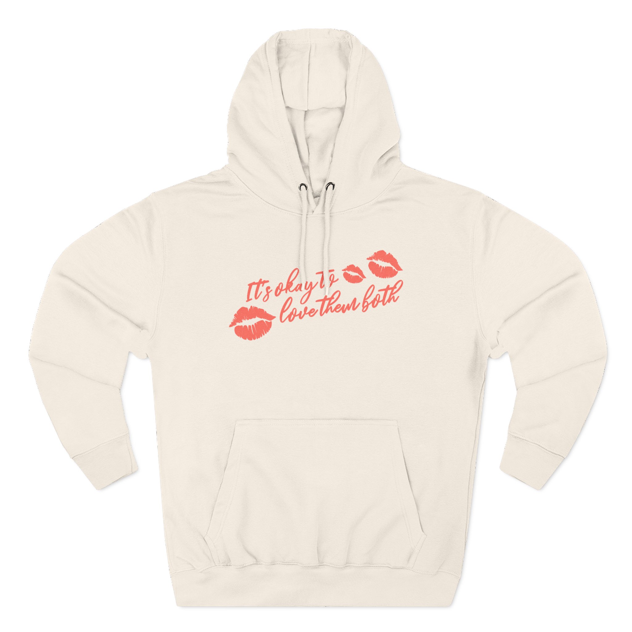 Nina Dobrev Meit's Okay to Love Them Bothrch Three-Panel Fleece Hoodie