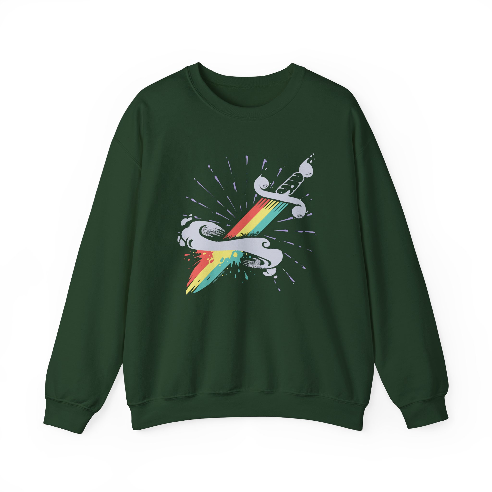 Grounded Willow Sad Stab Unisex Heavy Blendâ„¢ Crewneck Sweatshirt