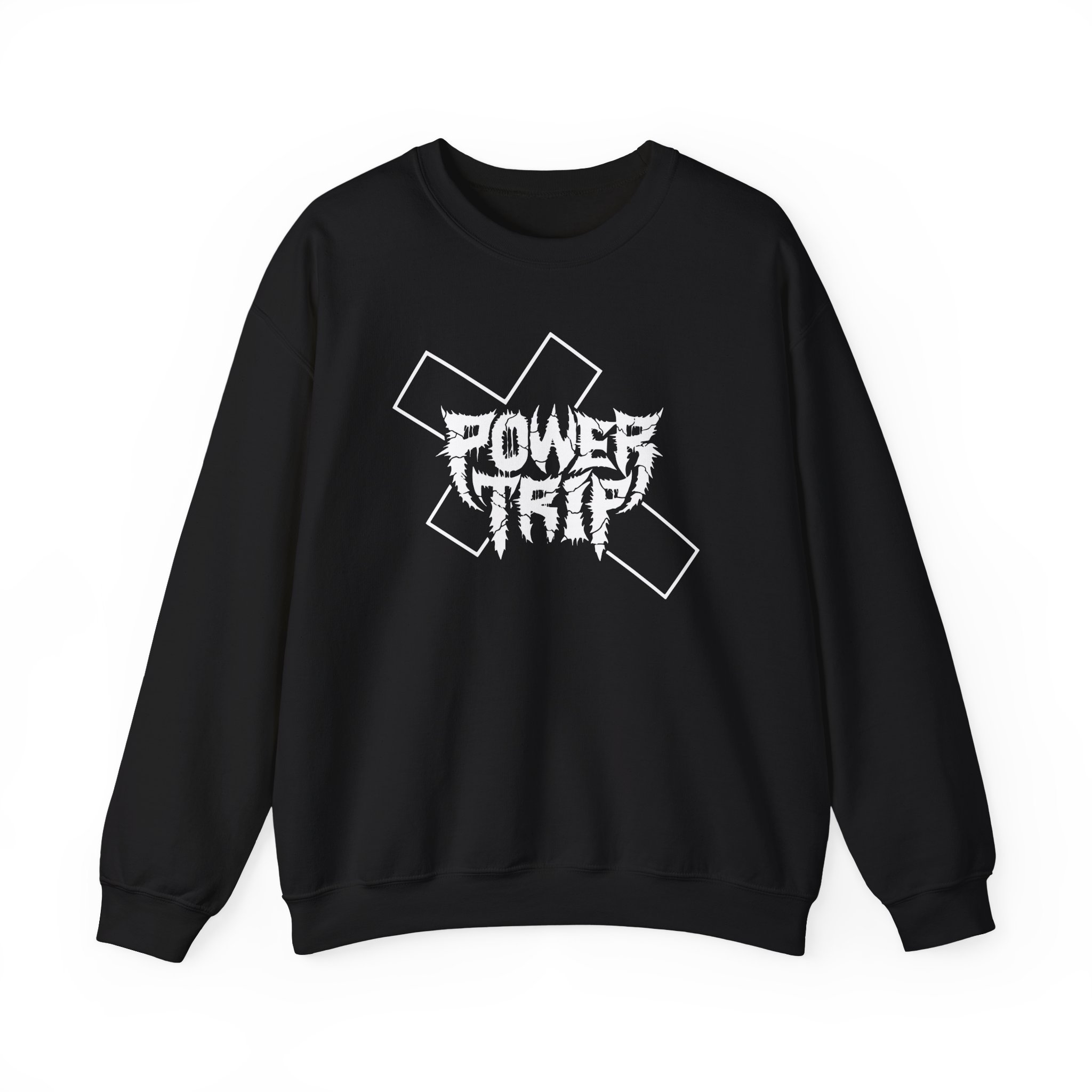 Power Trip Cross Unisex Heavy Blendâ„¢ Crewneck Sweatshirt