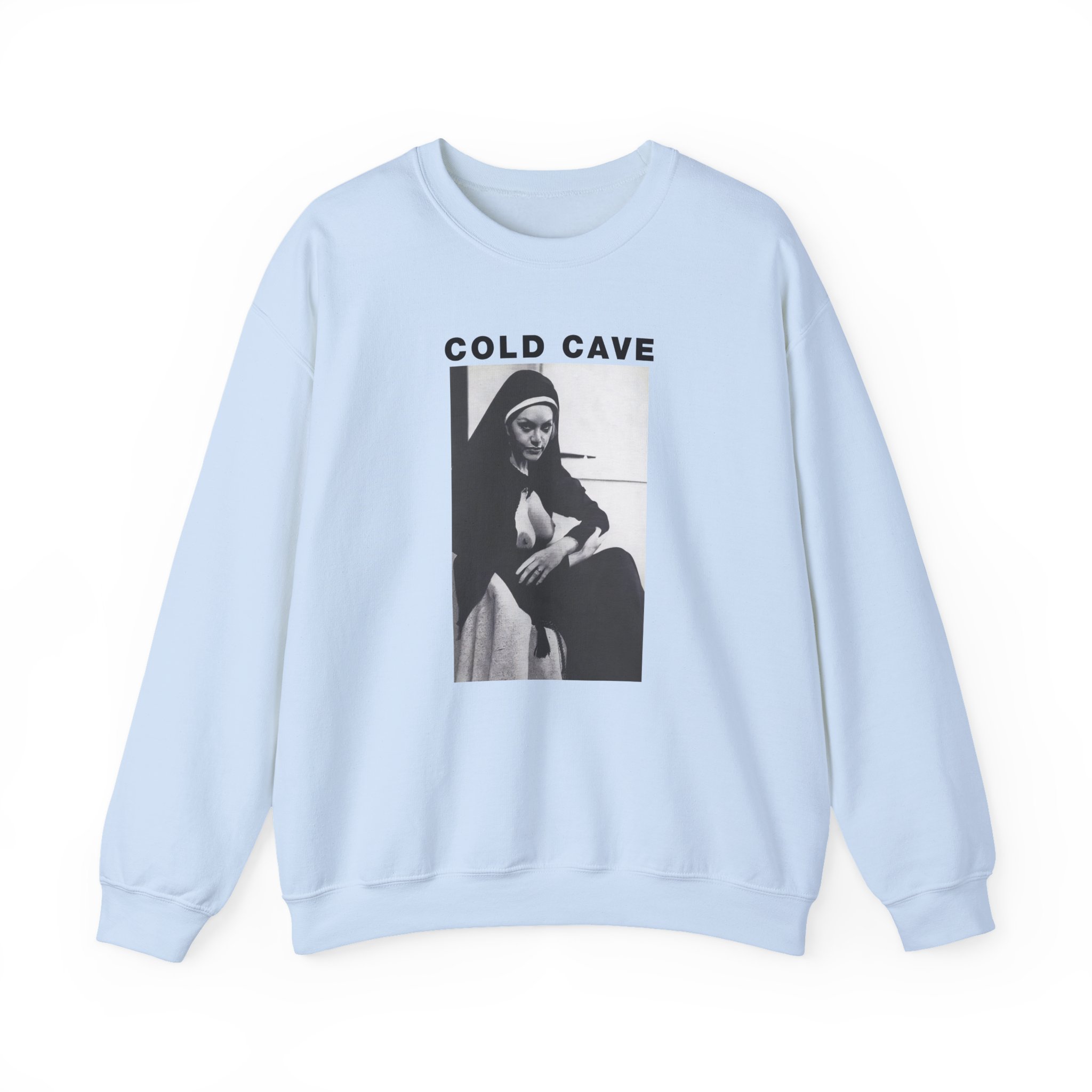 Cold Cave Nun Unisex Heavy Blendâ„¢ Crewneck Sweatshirt