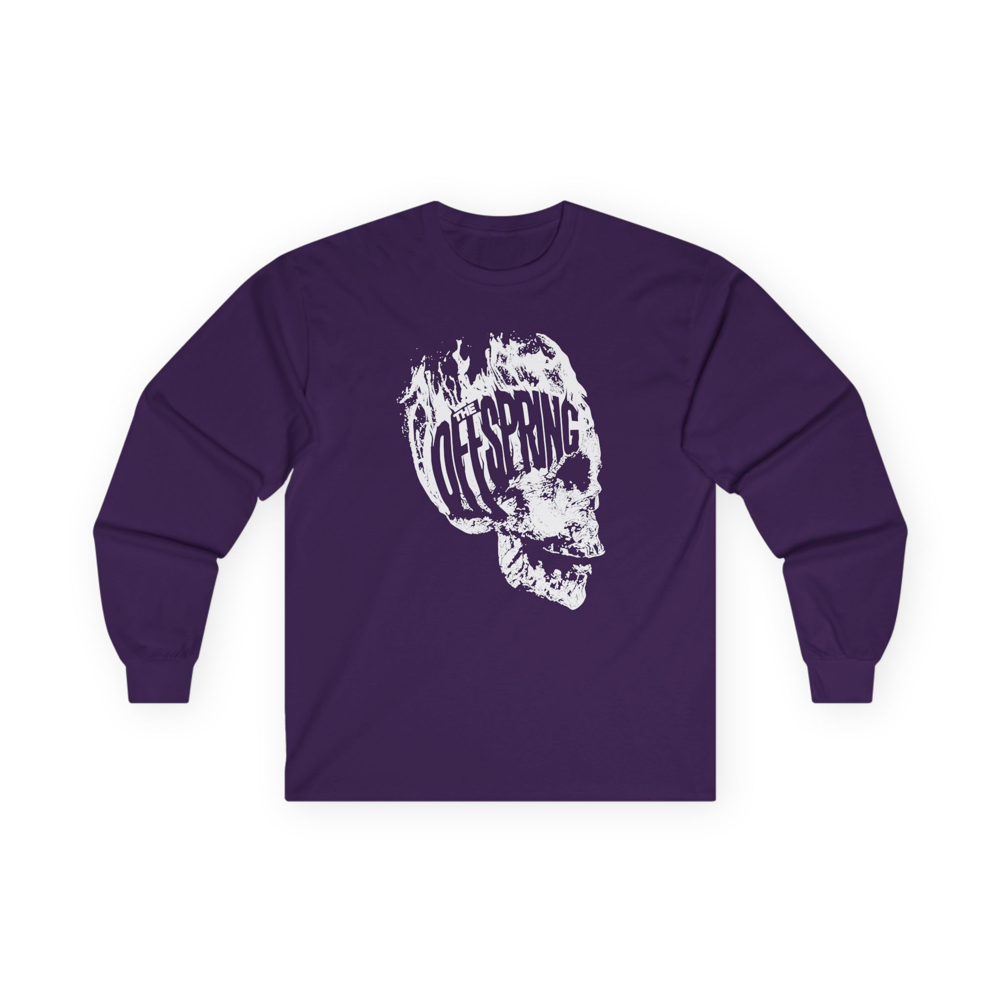 The Offspring Flaming Skull Unisex Ultra Cotton Long Sleeve Tee