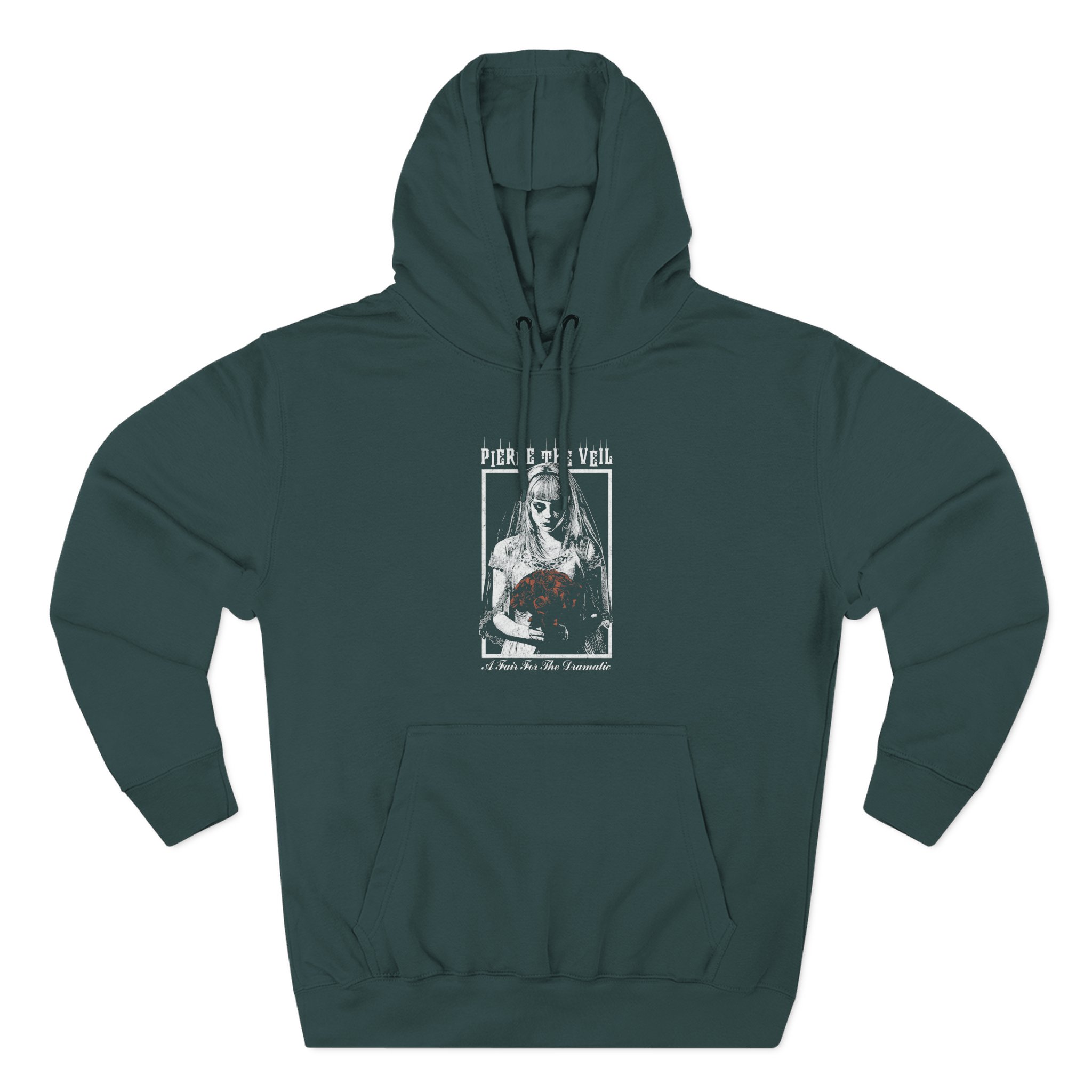 Pierce the Veil a Flair for the Dramatic Bride Three-Panel Fleece Hoodie
