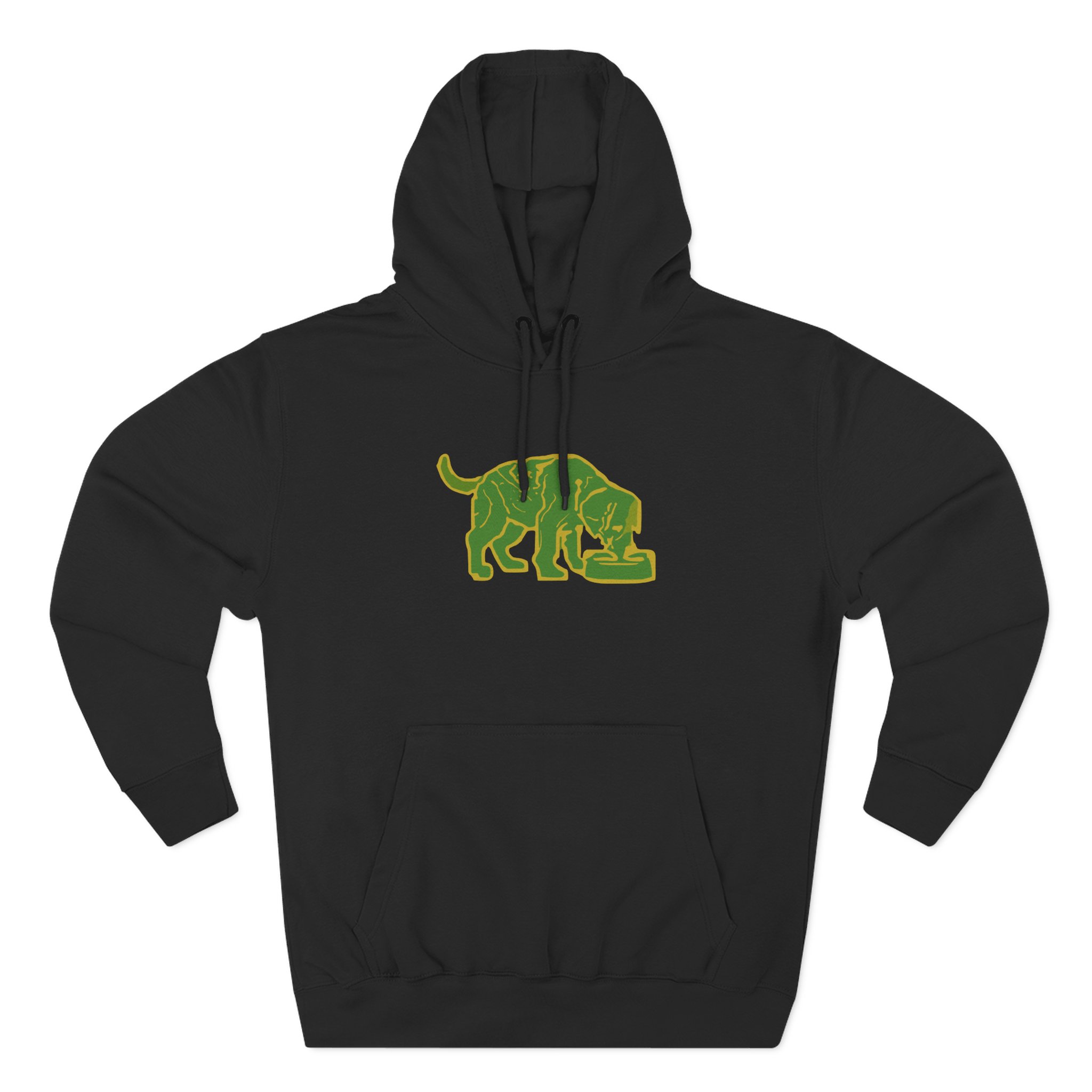 Niko B Green Pixel Dog Three-panel Fleece Hoodie