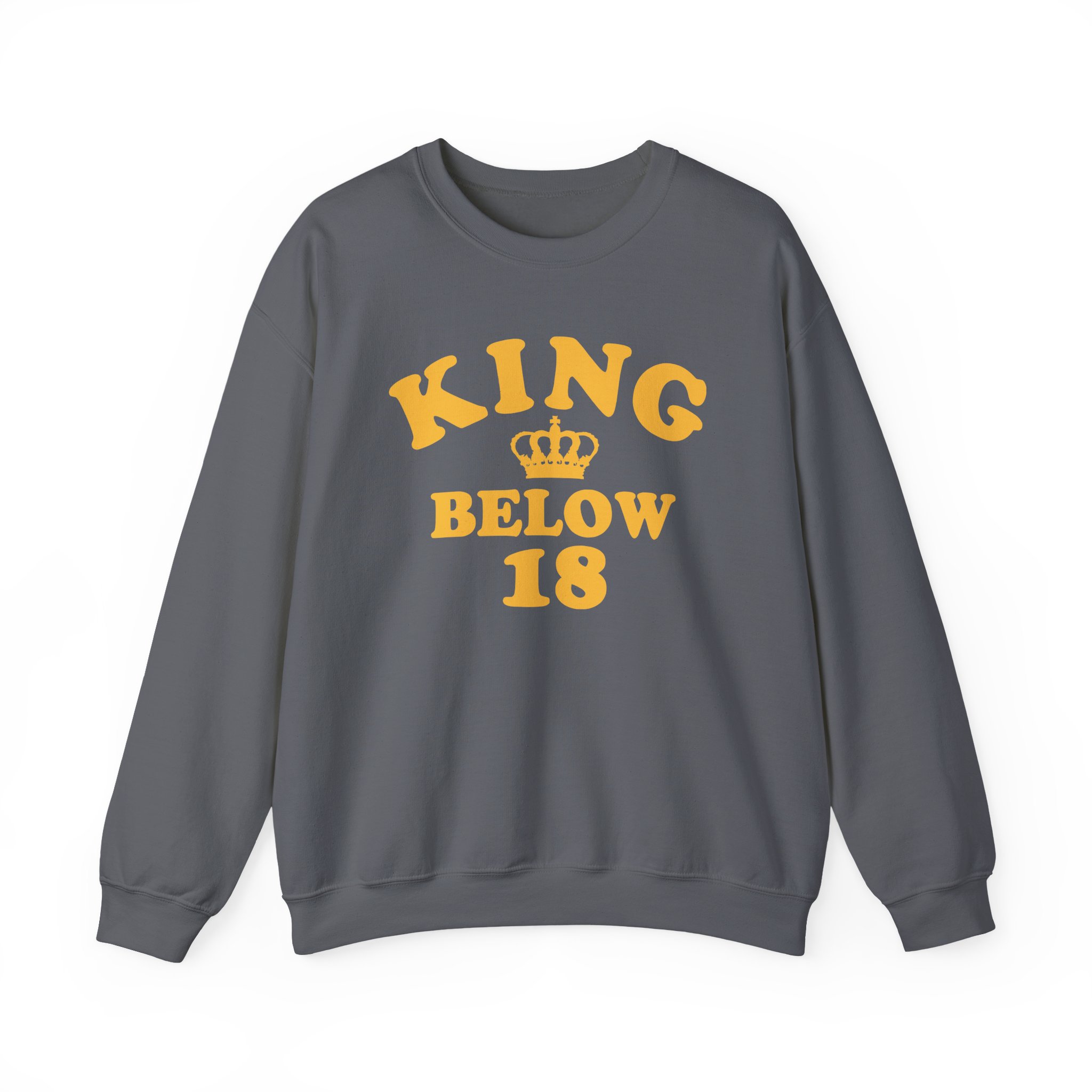 Ymh King Below 18 Toddler Unisex Heavy Blendâ„¢ Crewneck Sweatshirt