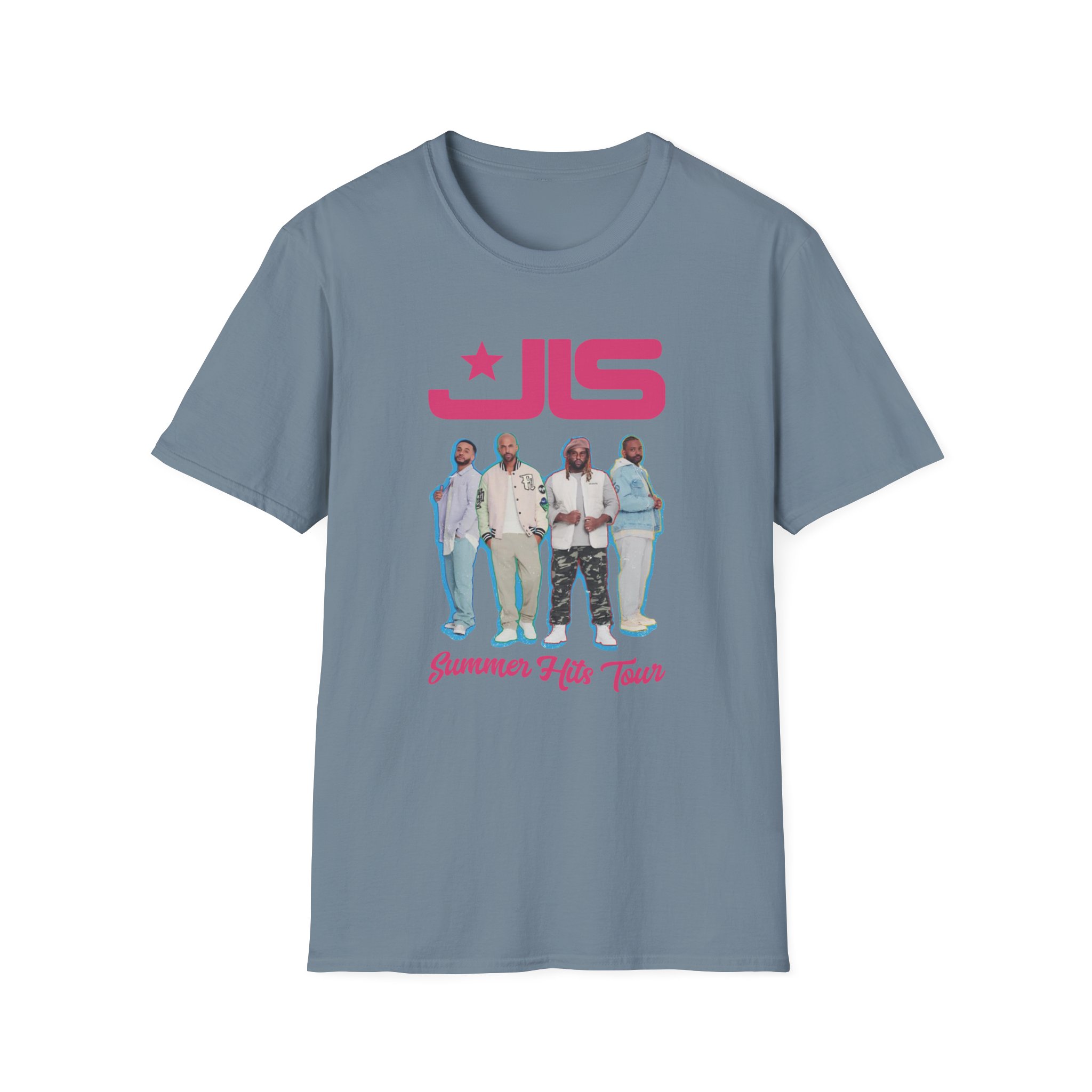 JLS Summer Hits Tour Unisex Softstyle T-Shirt