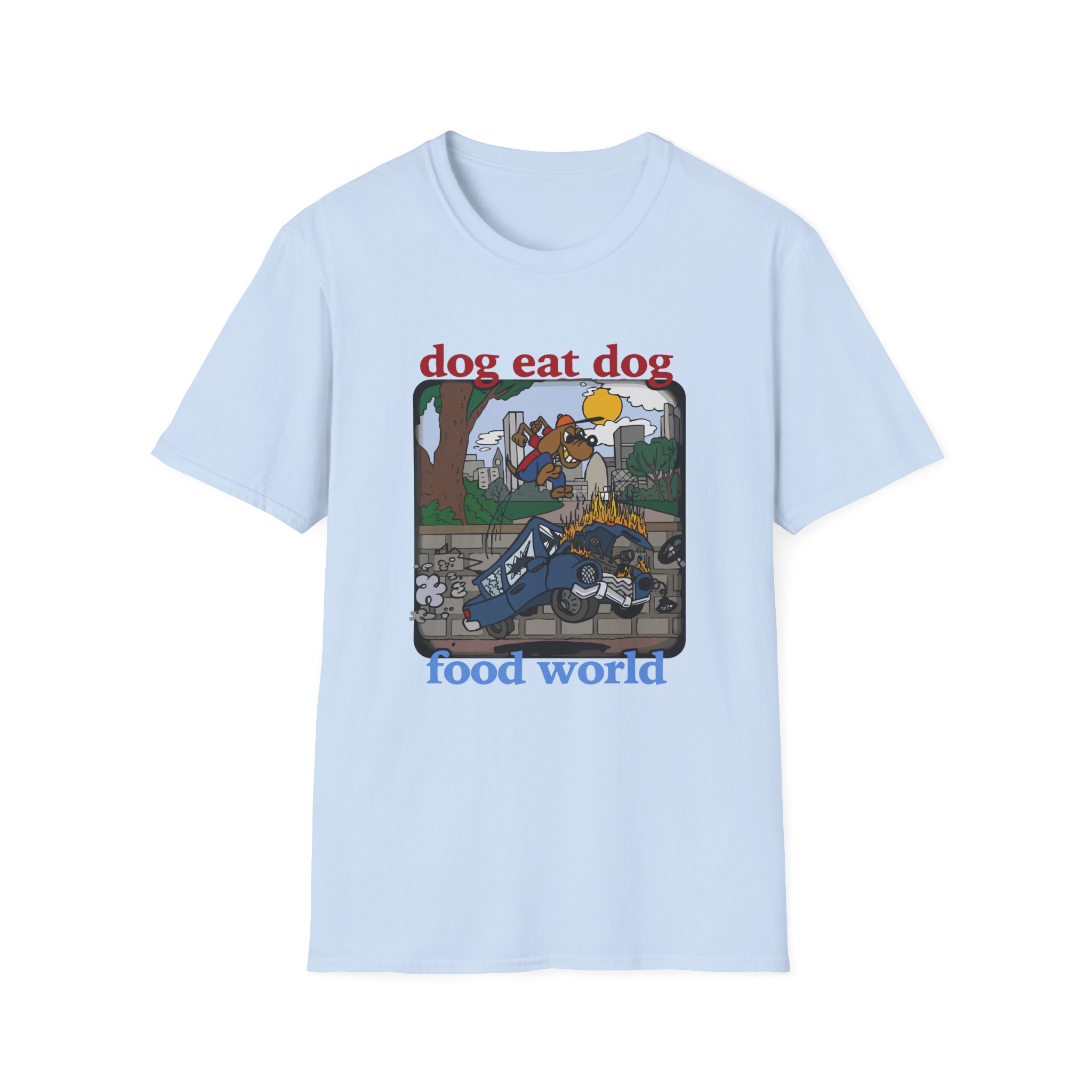 Niko B Cartoon Dog Unisex Softstyle T-shirt