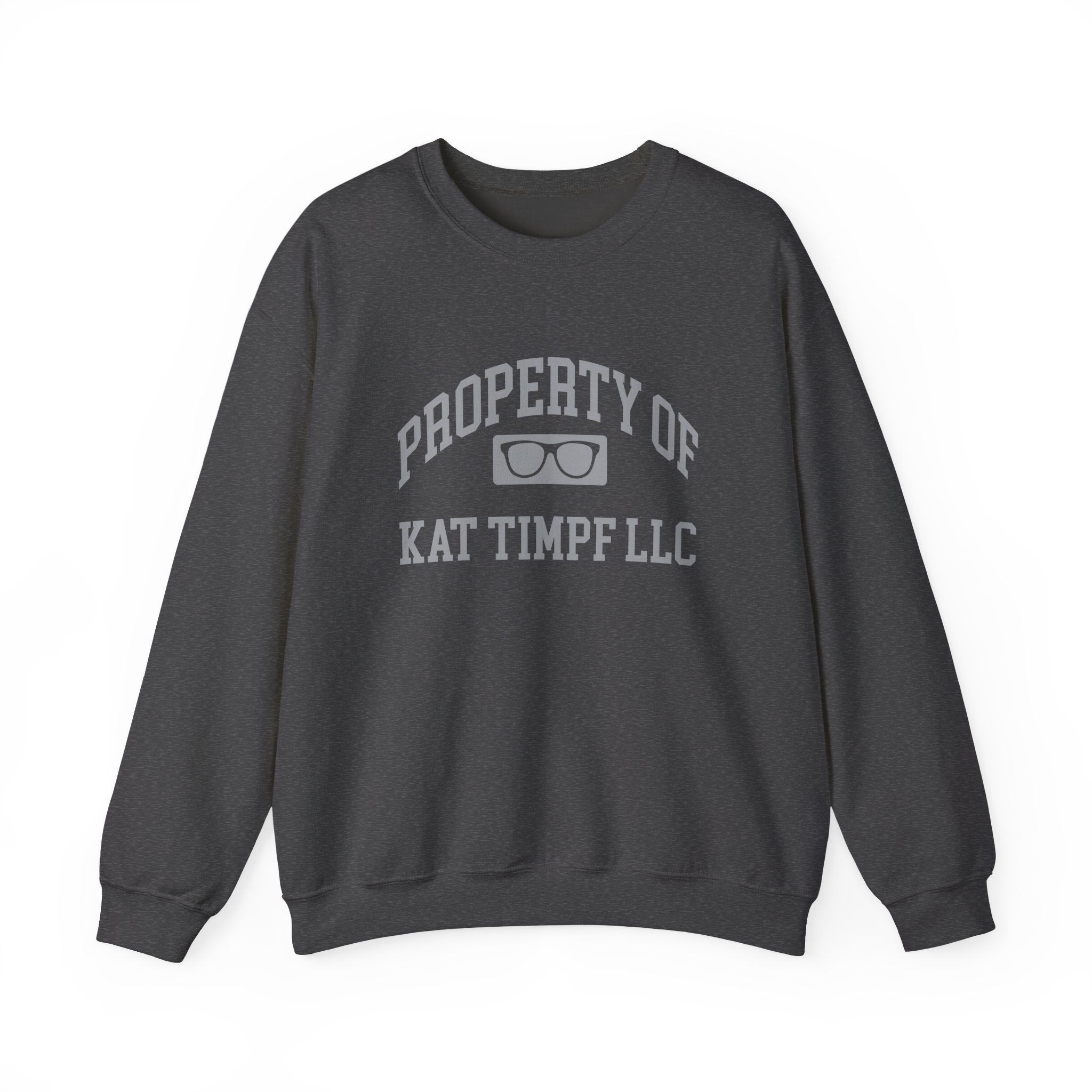 Kat Timpf Property of Kat Timpf, Llc Unisex Heavy Blendâ„¢ Crewneck Sweatshirt