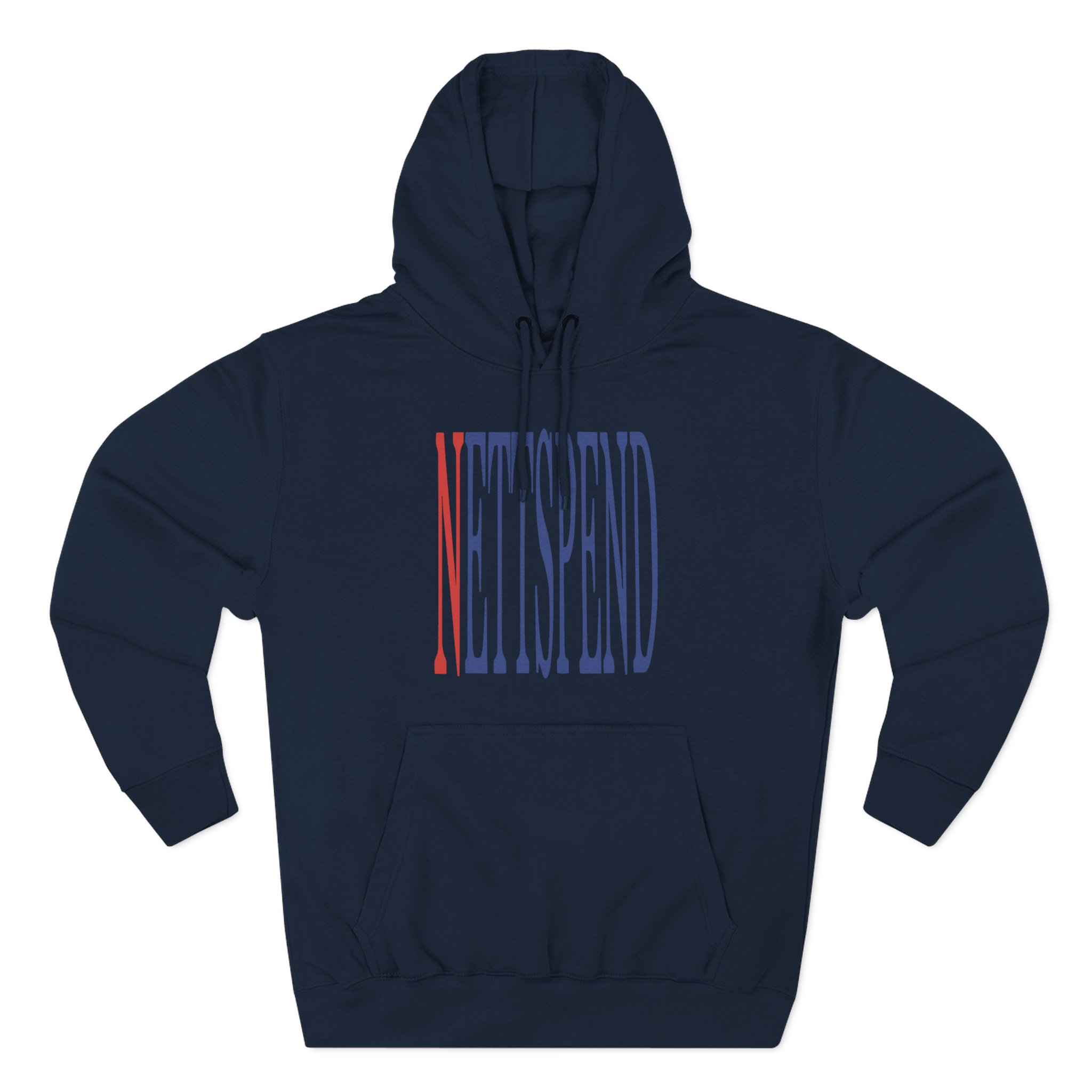 Nettspend Three-Panel Fleece Hoodie