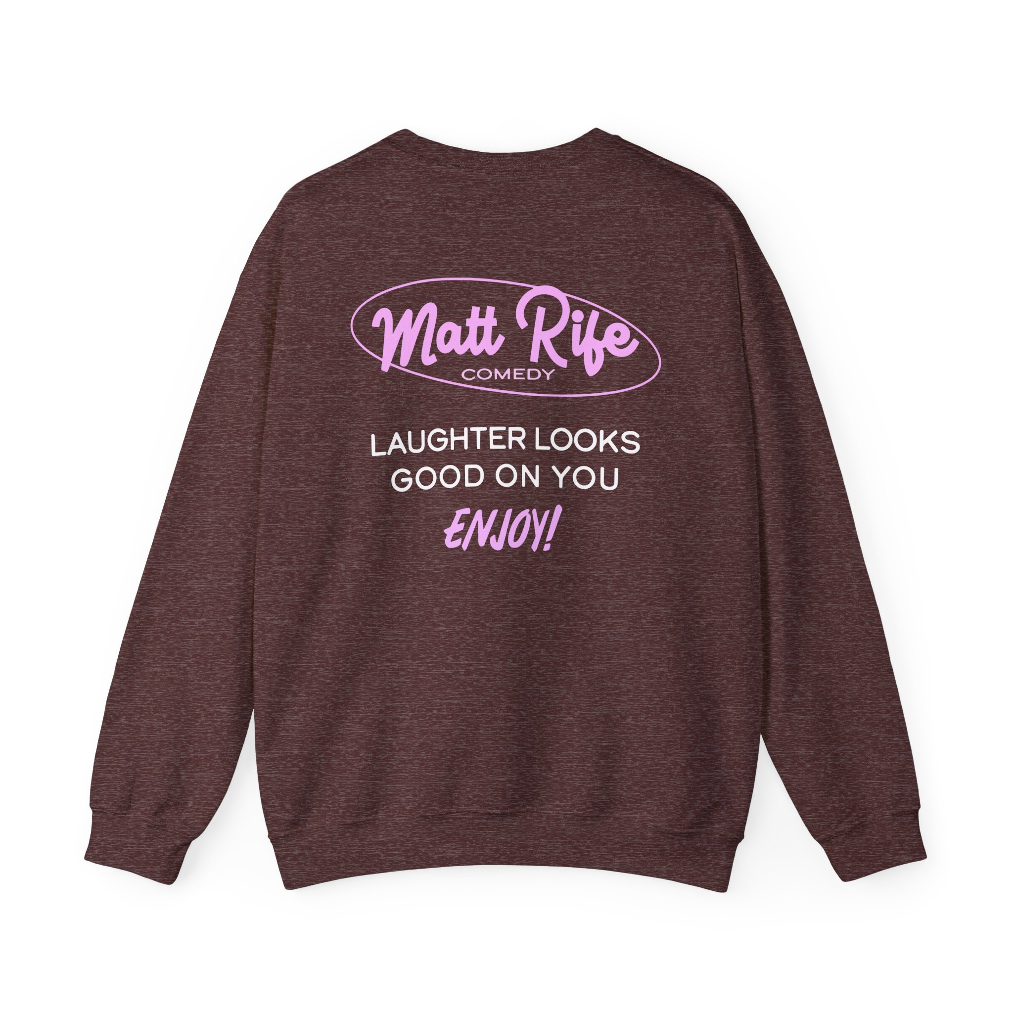 Matt Rife Laughter Looks Good on You Unisex Heavy Blendâ„¢ Crewneck Sweatshirt