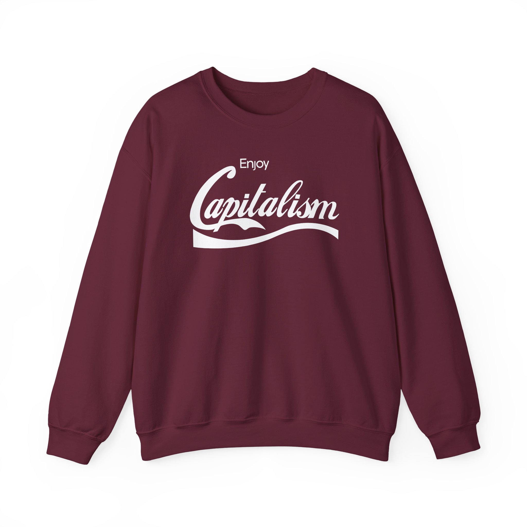 Valuetainment Enjoy Capitalism Unisex Heavy Blendâ„¢ Crewneck Sweatshirt