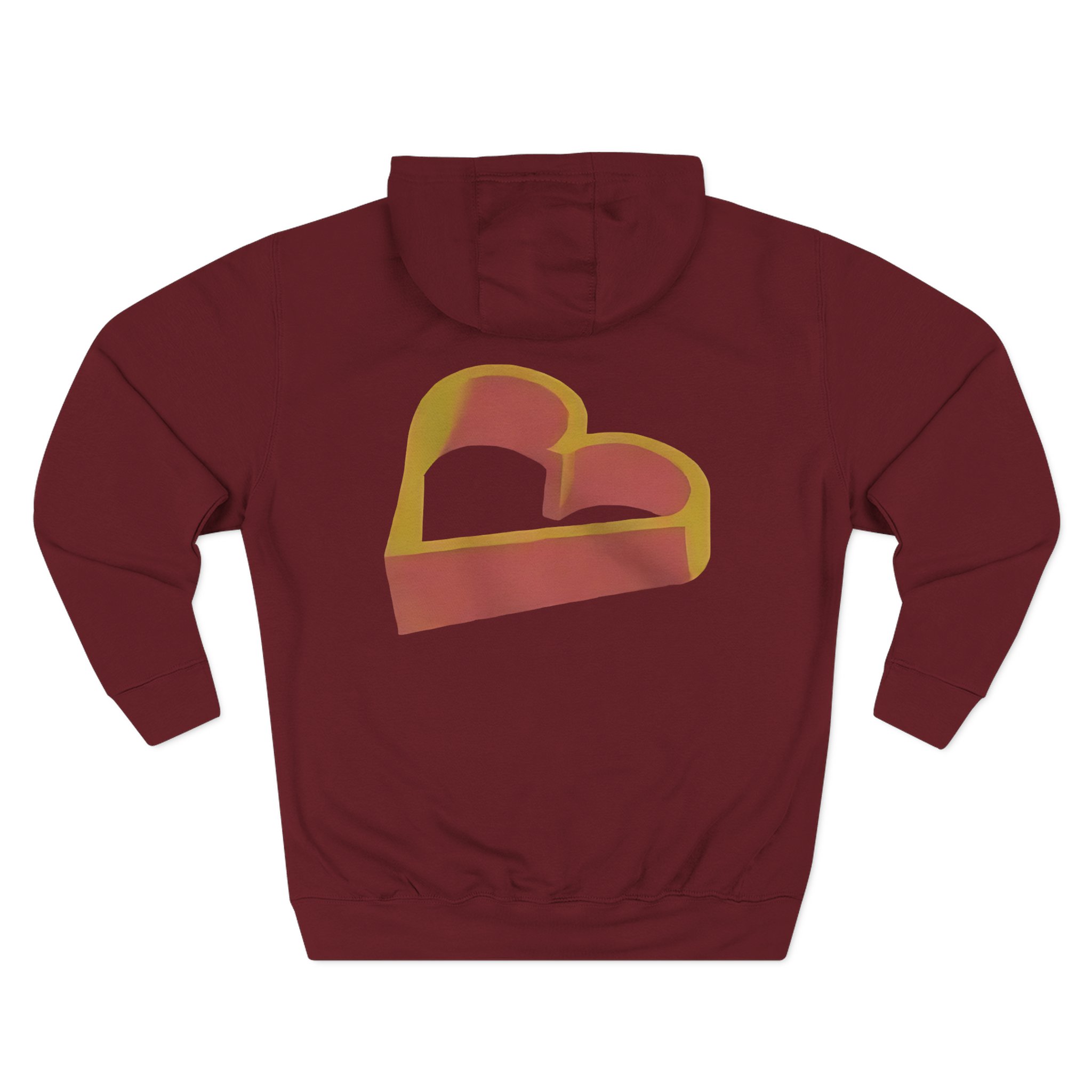 Mumbo Jumbo Heart of Gold Three-Panel Fleece Hoodie