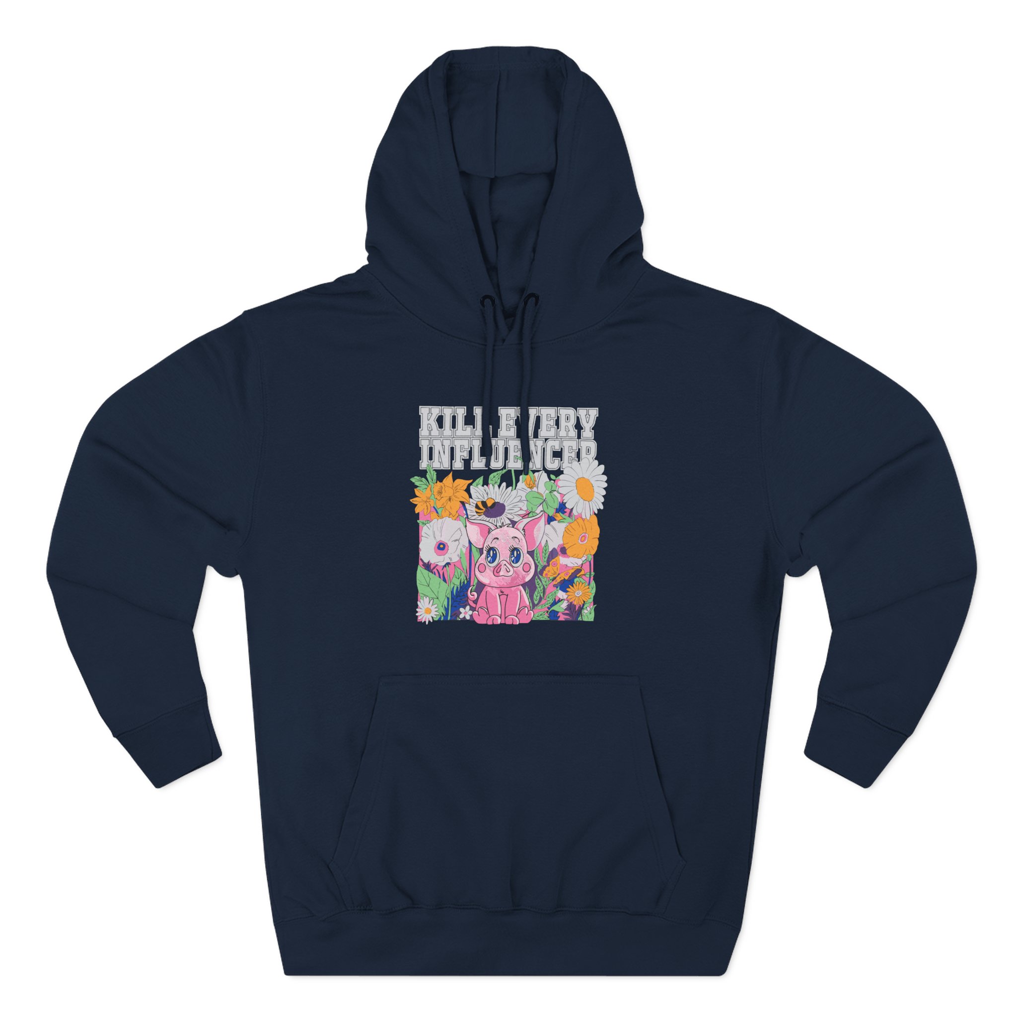 Meatcanyon Kill Every Iuencers Three-Panel Fleece Hoodie