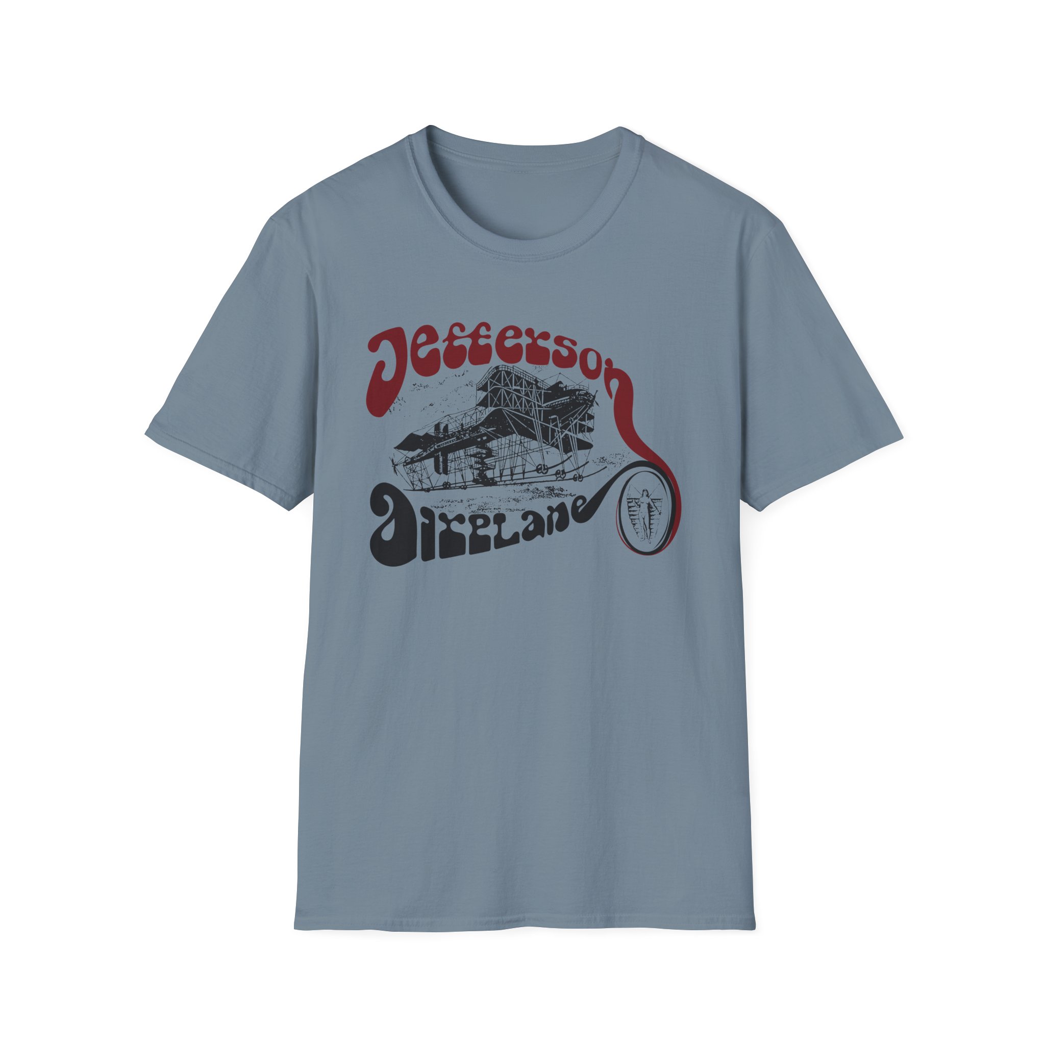 Jefferson Airplane Vintage Plane Unisex Softstyle T-Shirt