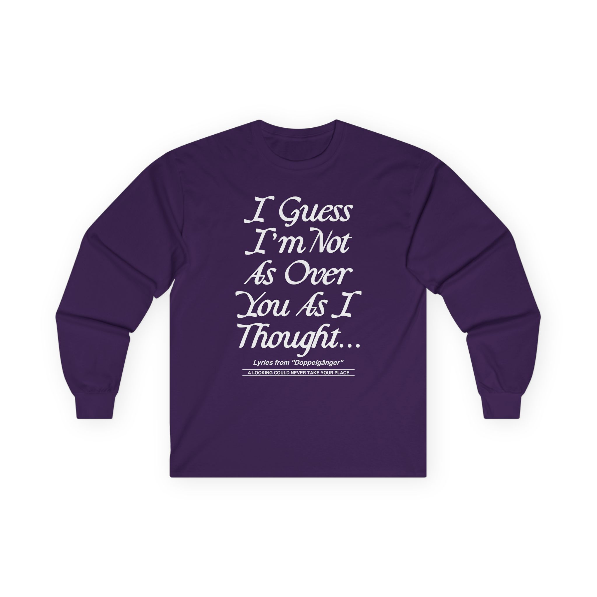 Joshua Bassett Doppelgänger Lyric Unisex Ultra Cotton Long Sleeve Tee