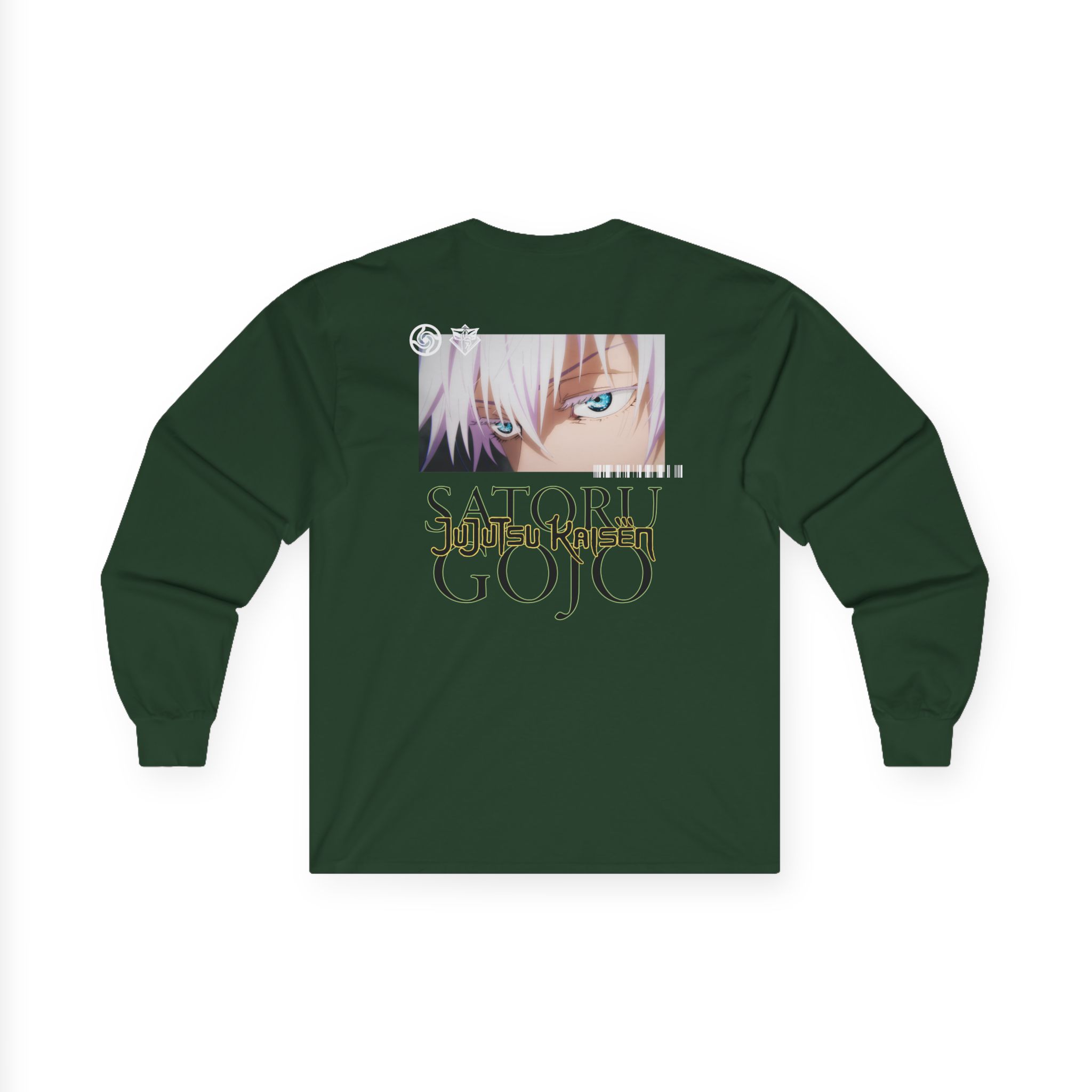 Jujutsu Kaisen X Dim Mak Gojo Eyes Unisex Ultra Cotton Long Sleeve Tee