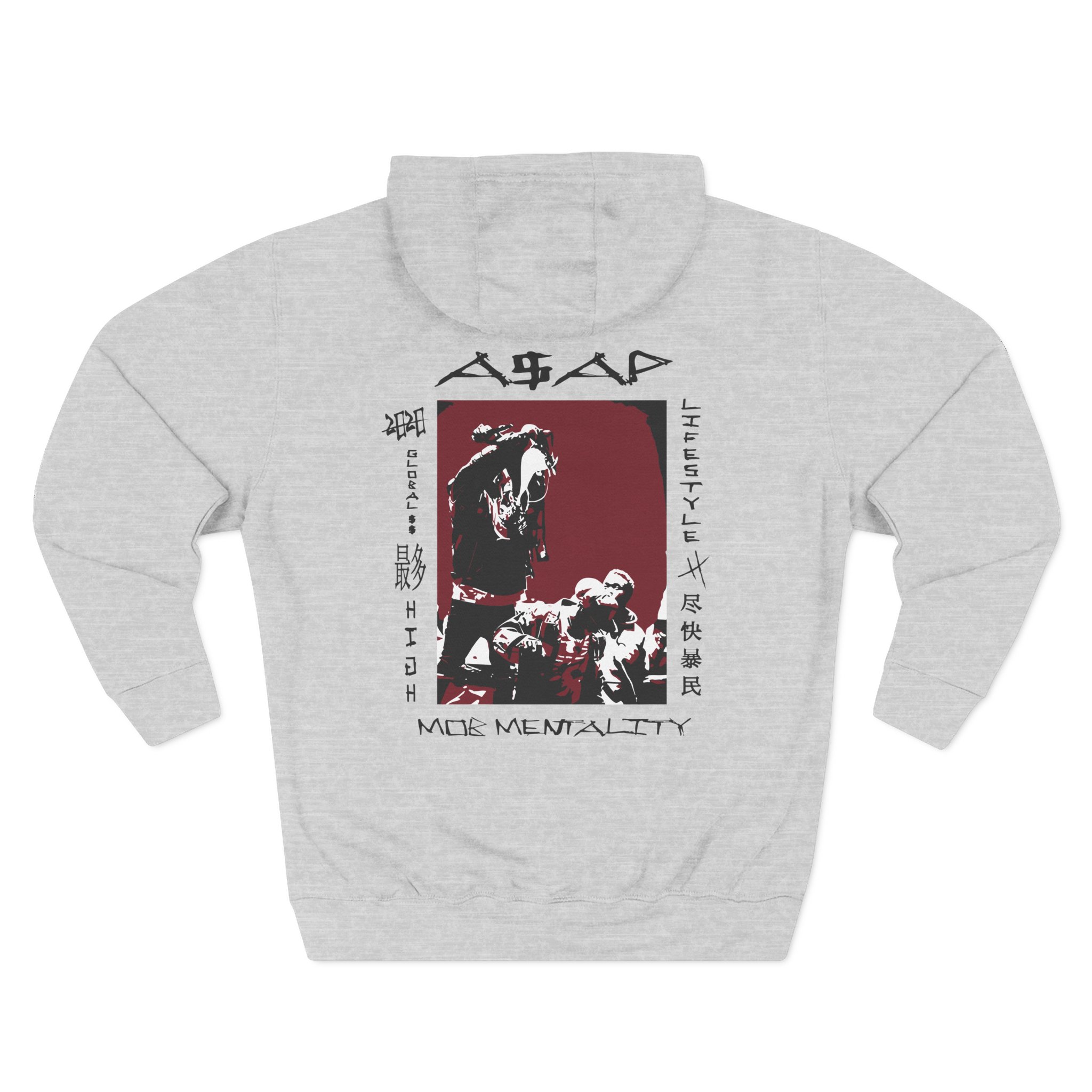 Asap Mob Mentality Three-Panel Fleece Hoodie