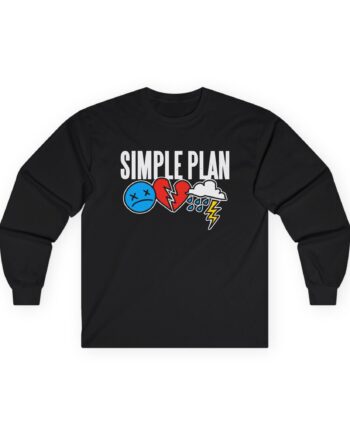 Simple Plan 3 Icons Logo Unisex Ultra Cotton Long Sleeve Tee
