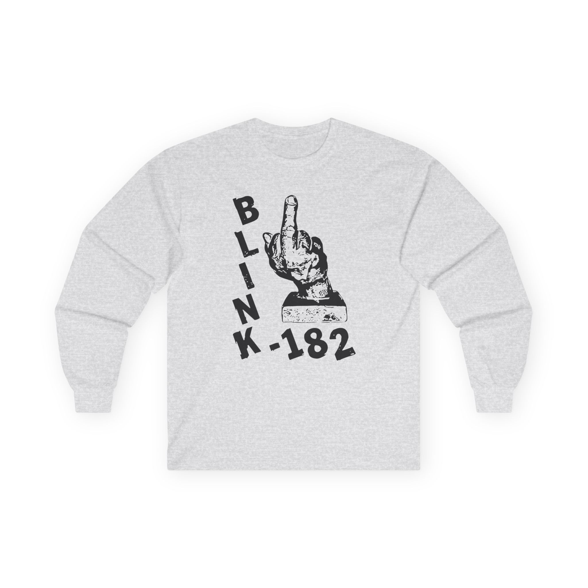 Blink 182 Pink Middle Finger Unisex Ultra Cotton Long Sleeve Tee