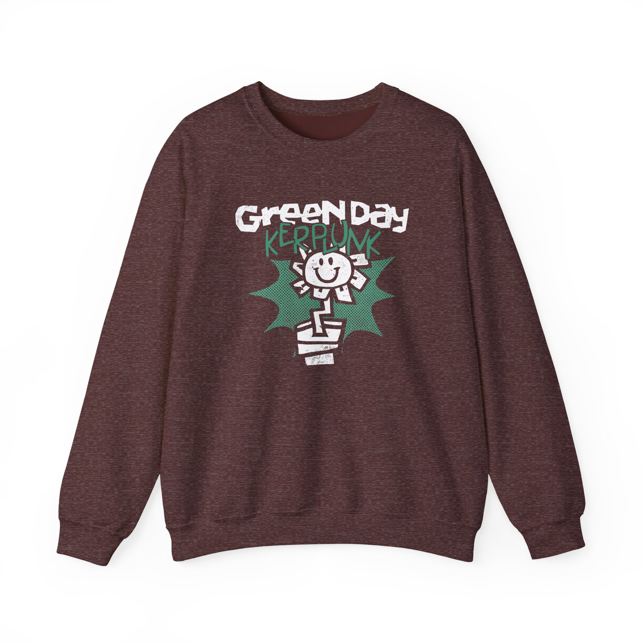 Green Day Kerplunk Vintage Flower Unisex Heavy Blendâ„¢ Crewneck Sweatshirt