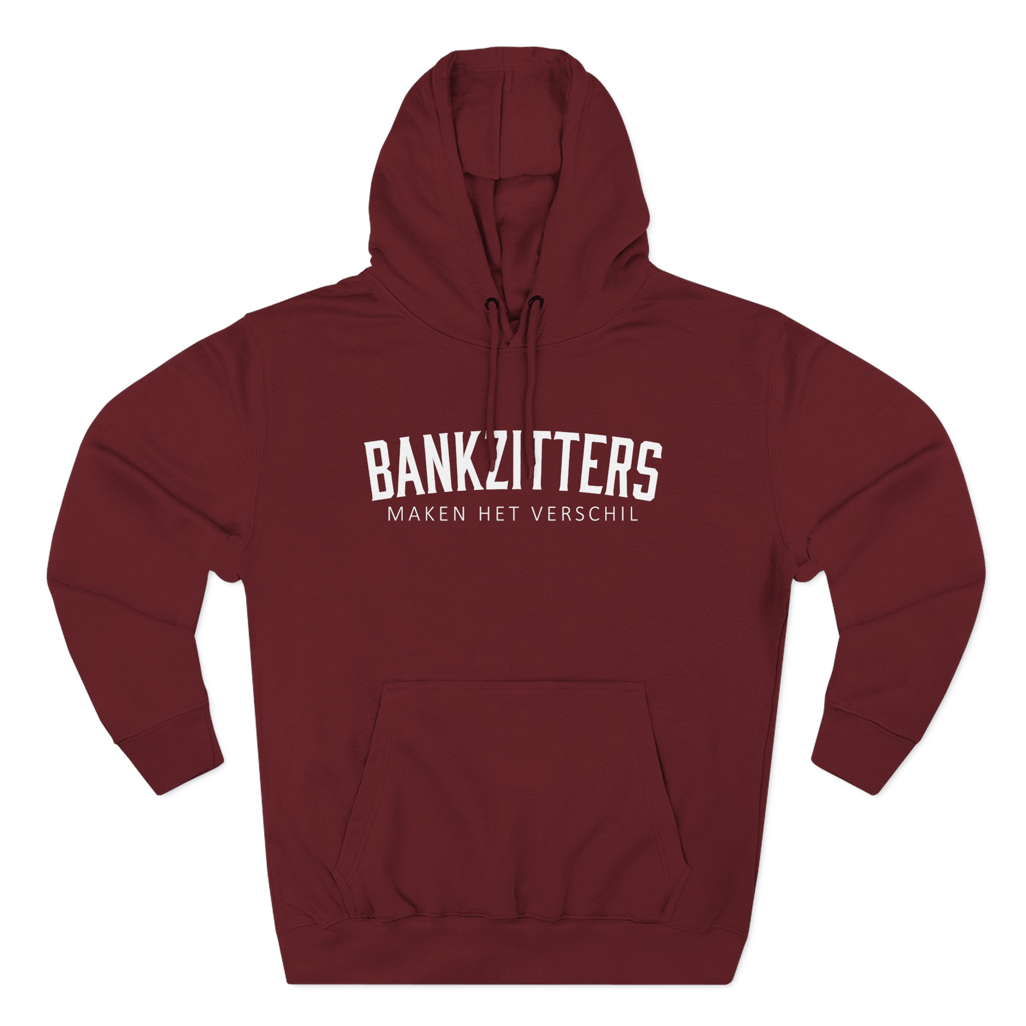 Bankzitters Maken Het Verschil Three-Panel Fleece Hoodie