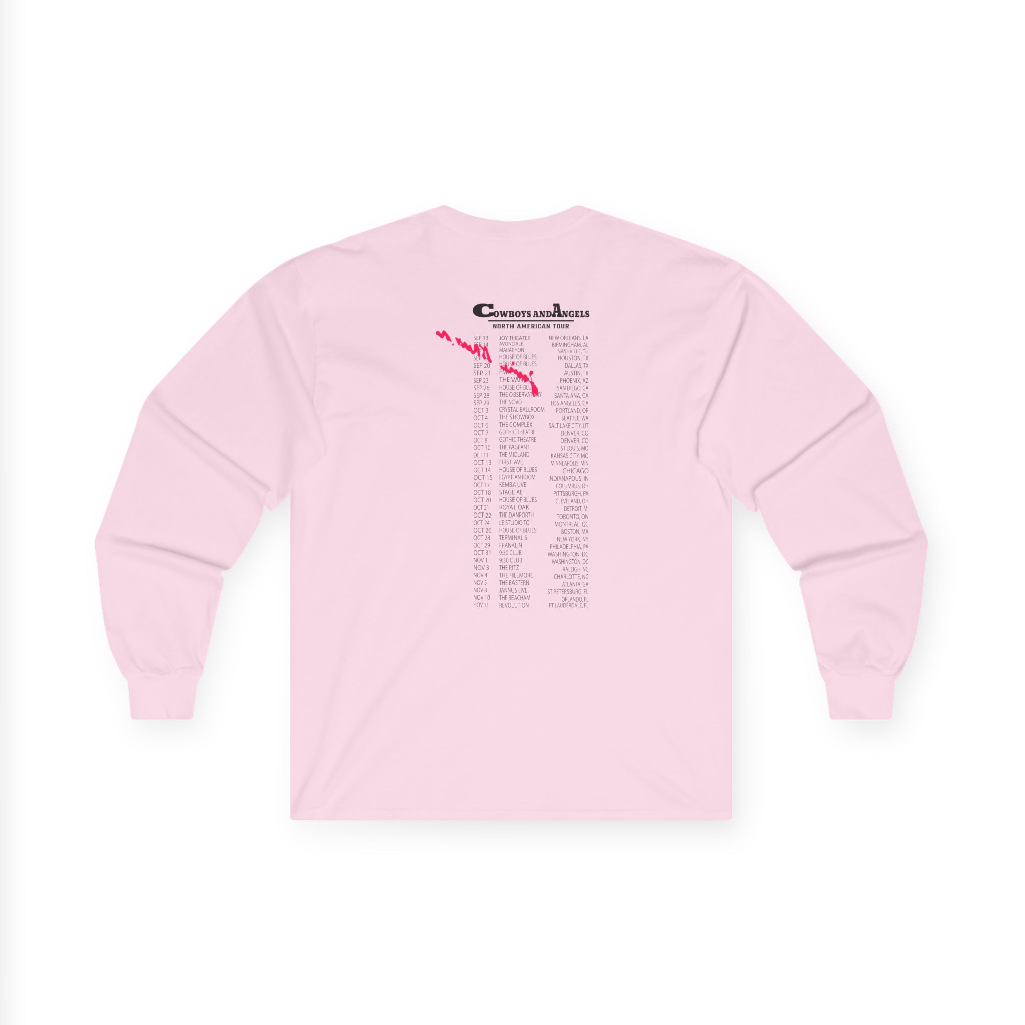 Jessie Murph Cowboys & Angels Tour Unisex Ultra Cotton Long Sleeve Tee