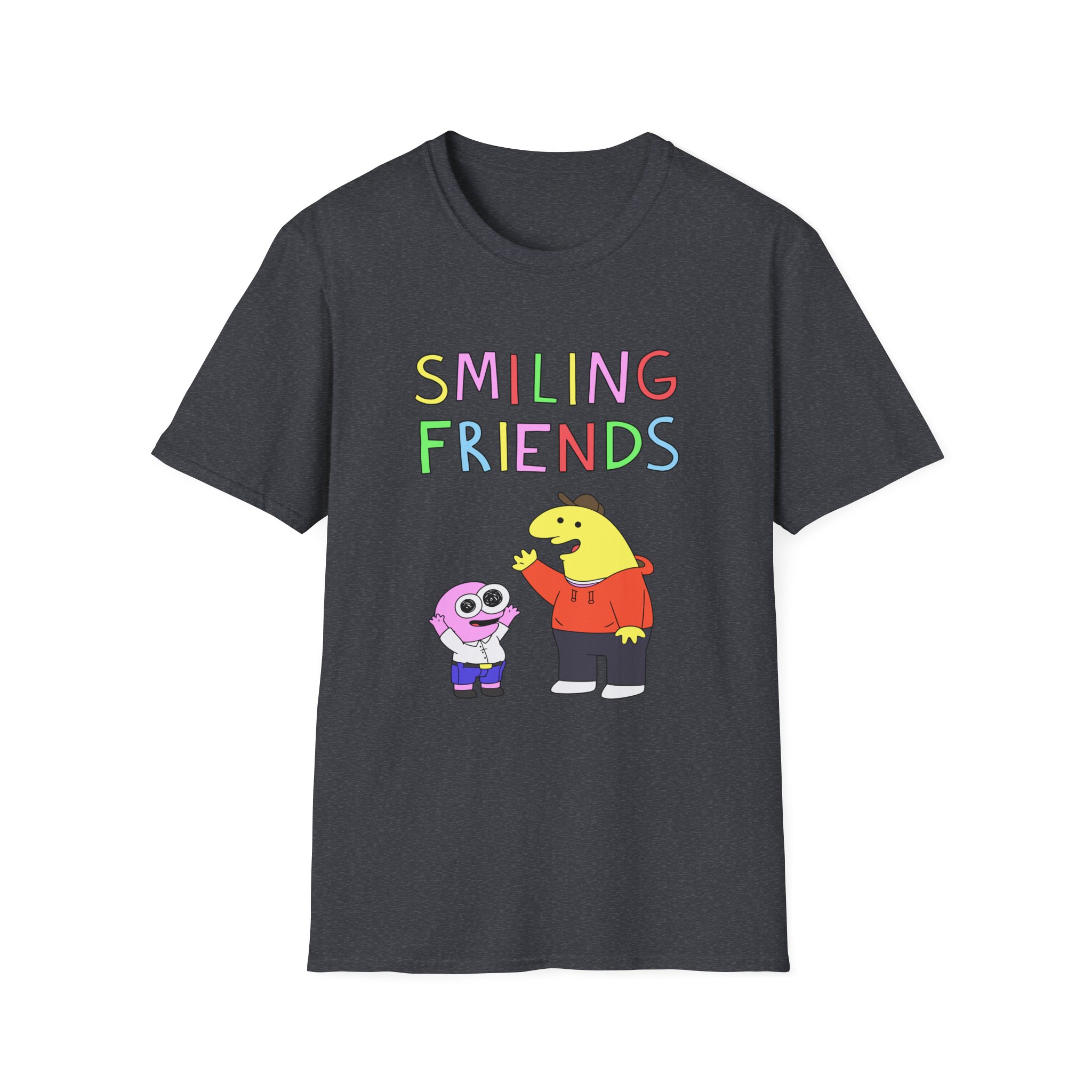 Smiling Friends Charlie Pim Allan Glep Unisex Softstyle T-shirt