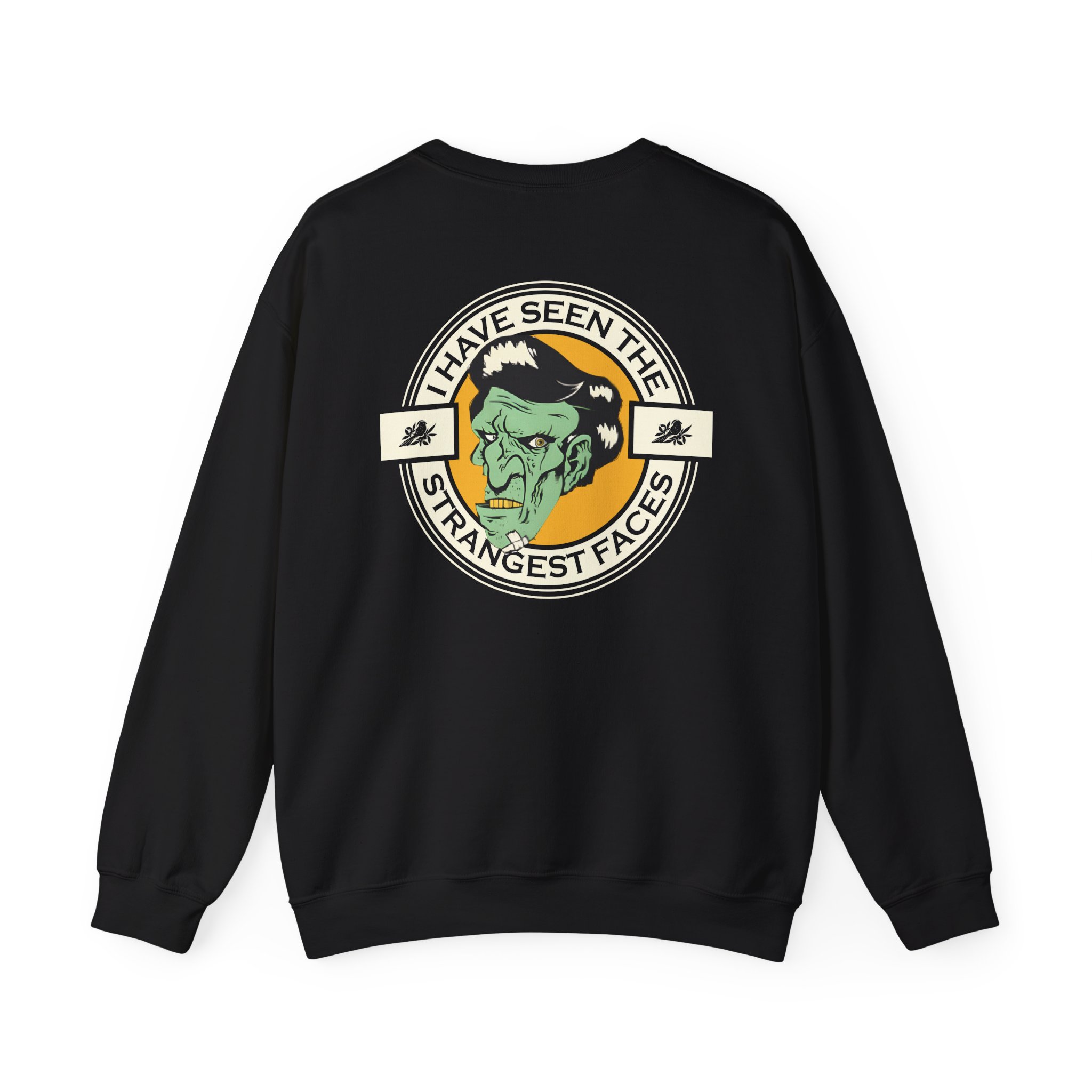 Bayside Strangest Faces Unisex Heavy Blendâ„¢ Crewneck Sweatshirt