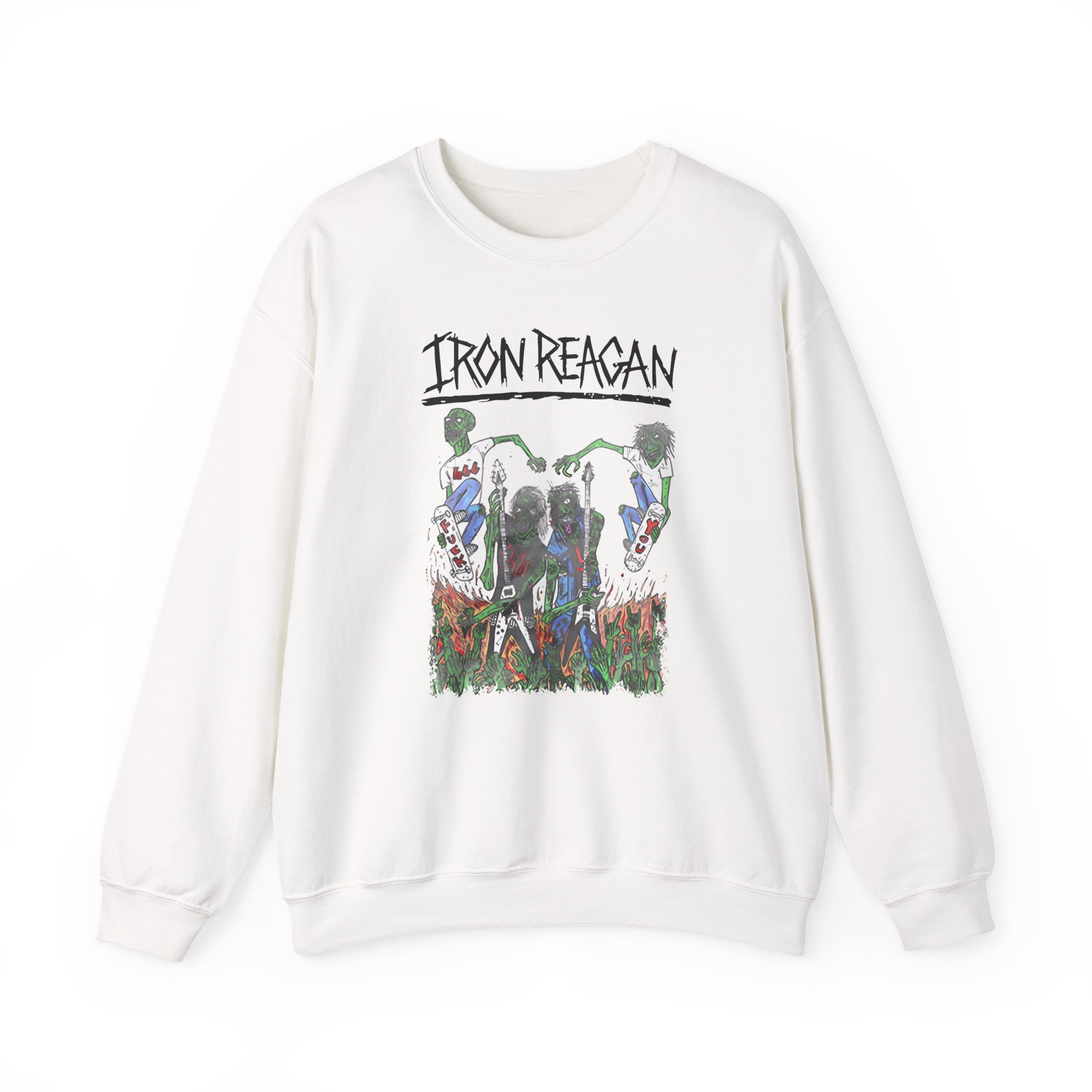 Iron Reagan Death Pit Unisex Heavy Blendâ„¢ Crewneck Sweatshirt