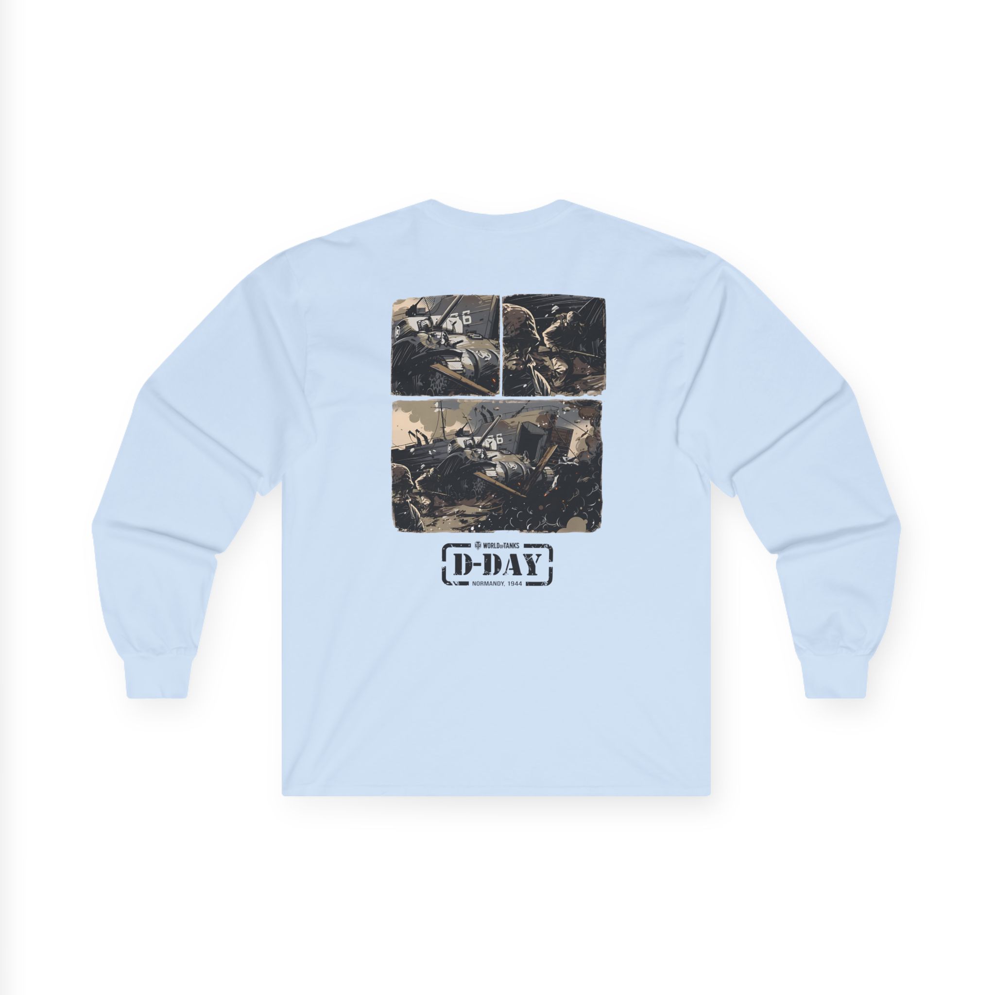 World of Tank Wot D-day Fury Storm Unisex Ultra Cotton Long Sleeve Tee