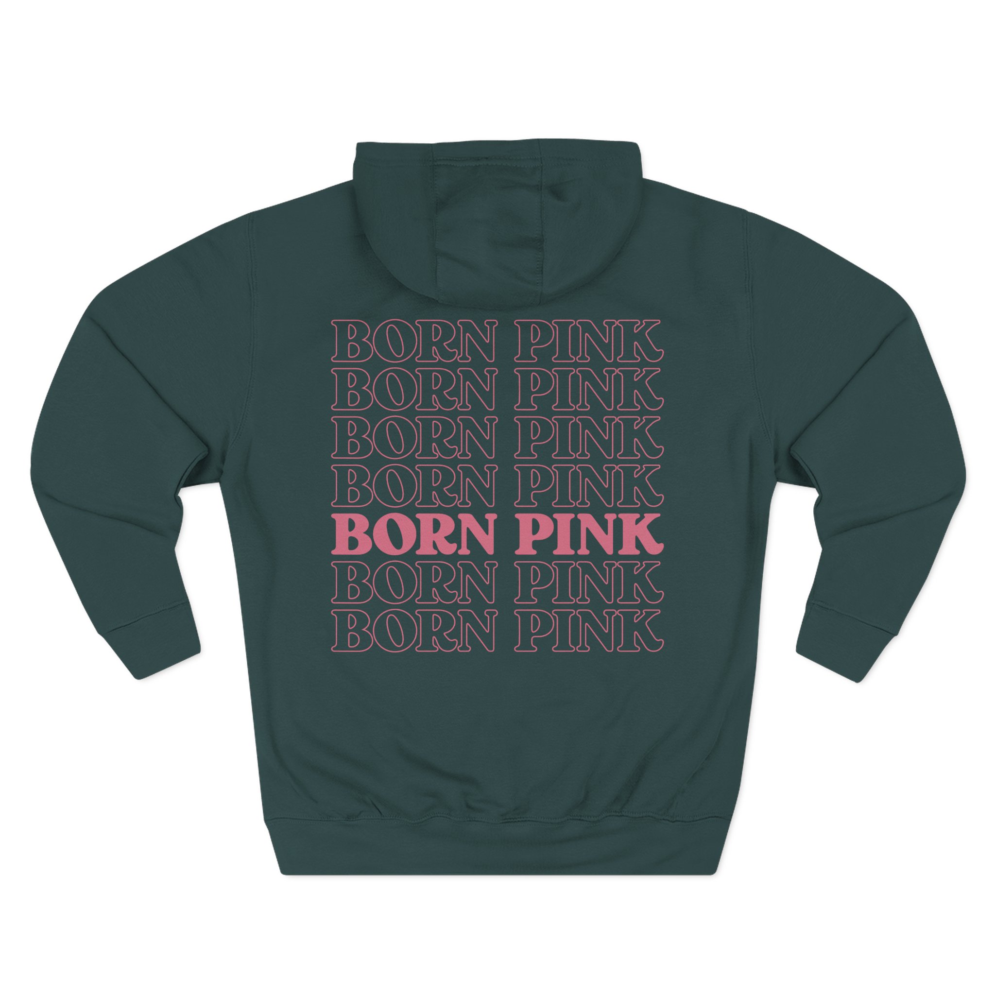 B Born Pink World Tour Three-Panel Fleece Hoodie