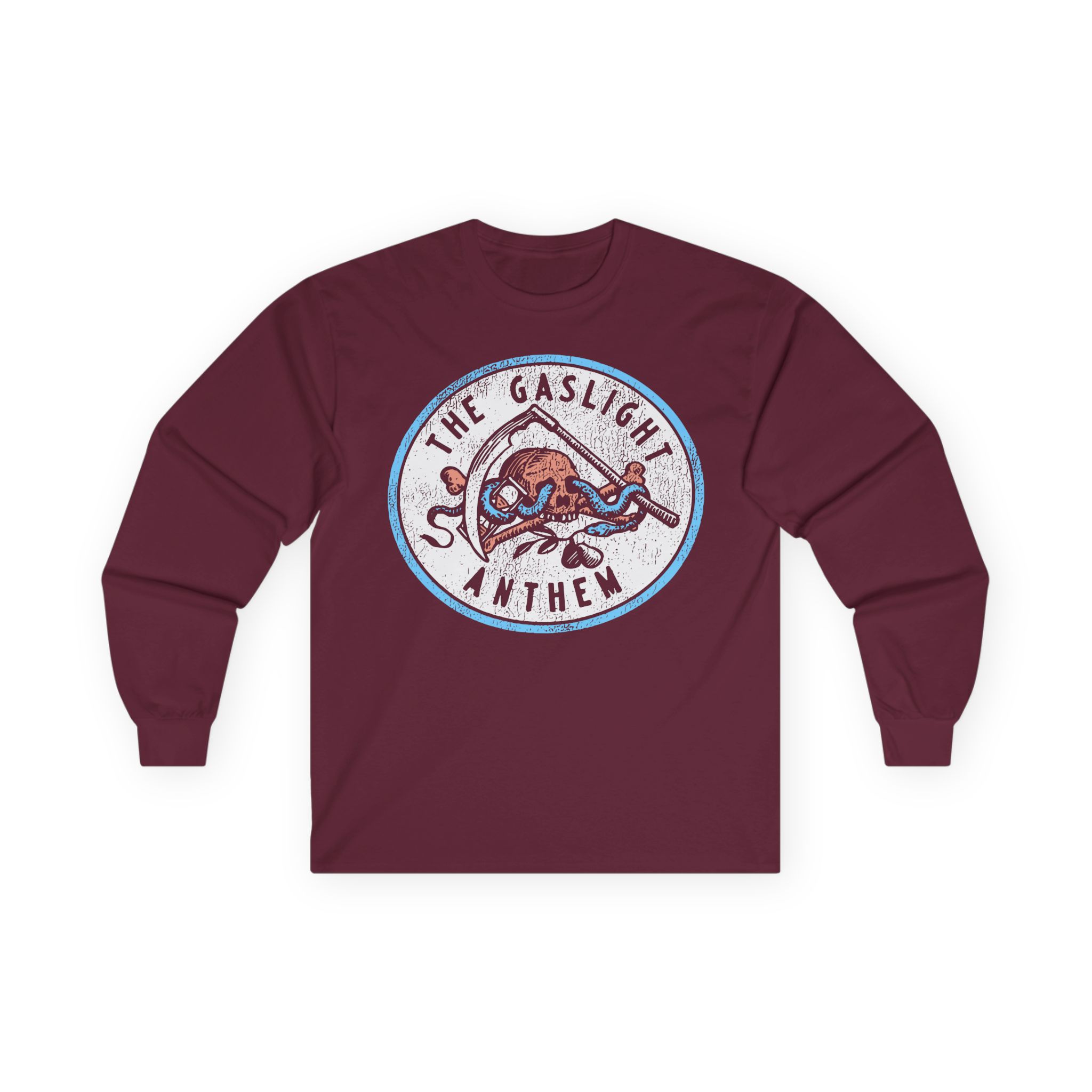 Gaslight Anthem Skull Snake Unisex Ultra Cotton Long Sleeve Tee