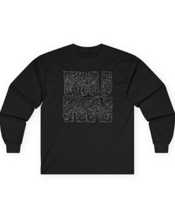 Burn Square Logo Unisex Ultra Cotton Long Sleeve Tee