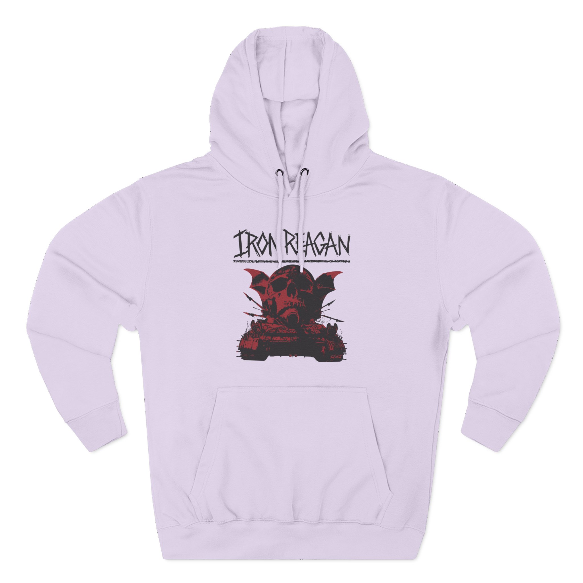 Iron Reagan Warning Three-Panel Fleece Hoodie