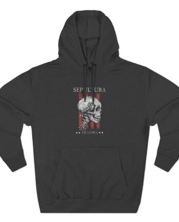 Sepultura Quadra Skull Three-Panel Fleece Hoodie