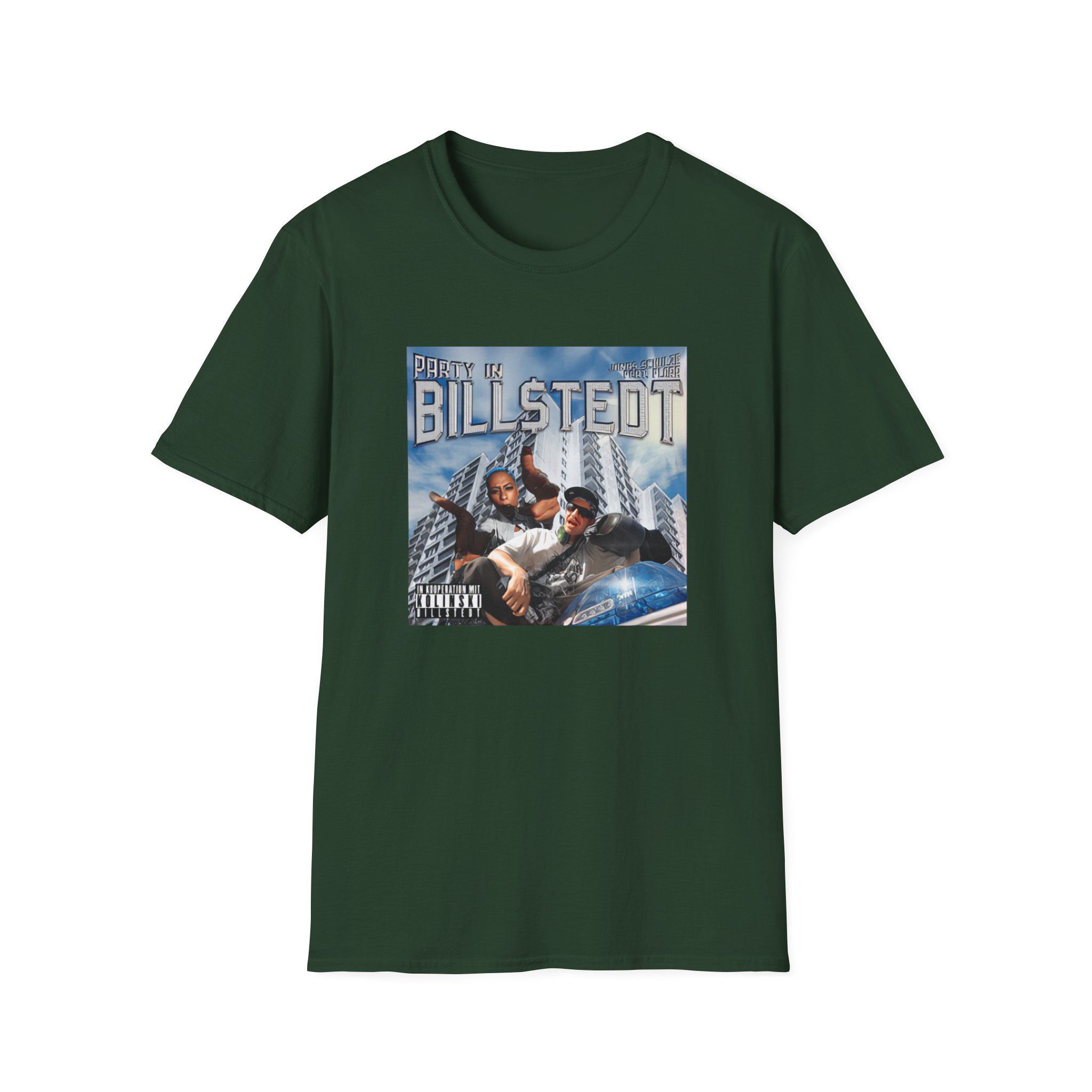 Feinkost Kolinski - Party in Billstedt Unisex Softstyle T-Shirt