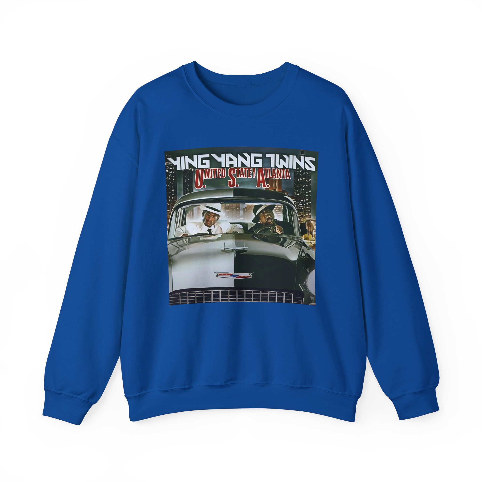 Ying Yang Twins United State Of Atlanta Album Cover Unisex Heavy Blendâ„¢ Crewneck Sweatshirt