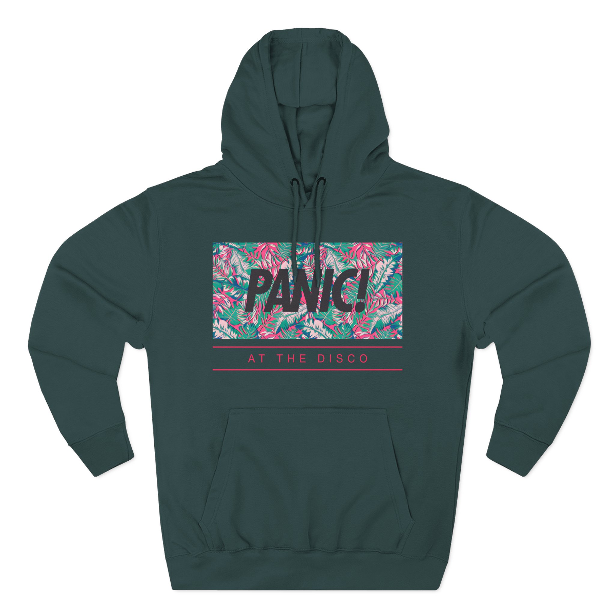 Panic at the Disco Floral Three-Panel Fleece Hoodie