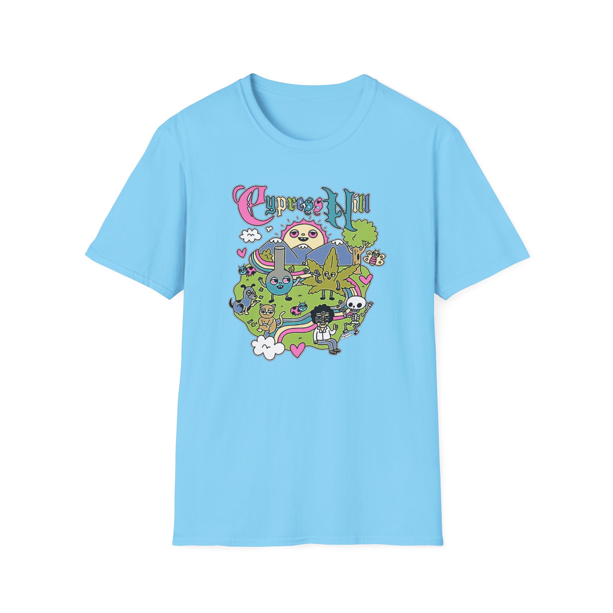 Cypress Hill Happy Time by Sean Solomon Unisex Softstyle T-Shirt