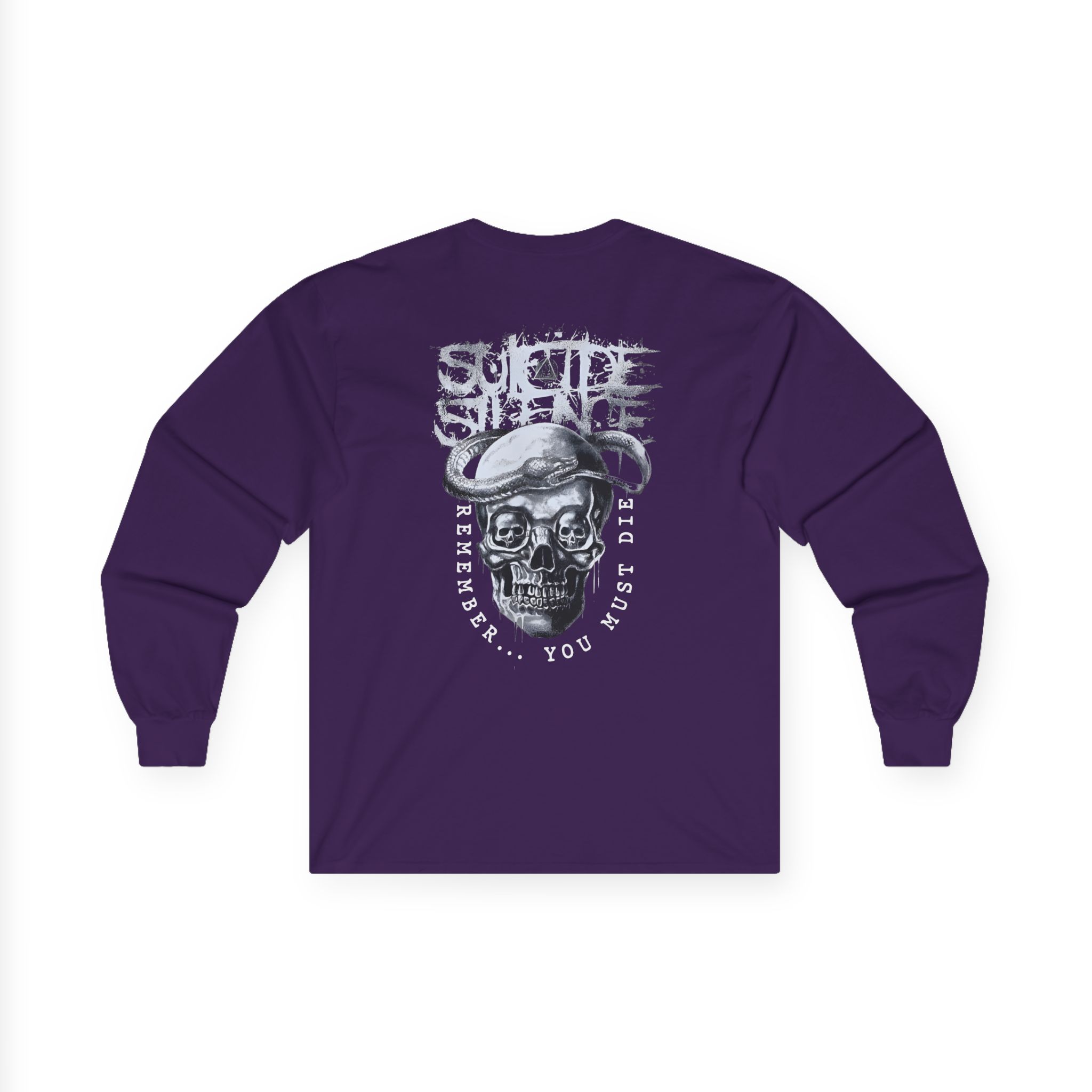 Suicide Silence Rymd Snake Skull Unisex Ultra Cotton Long Sleeve Tee